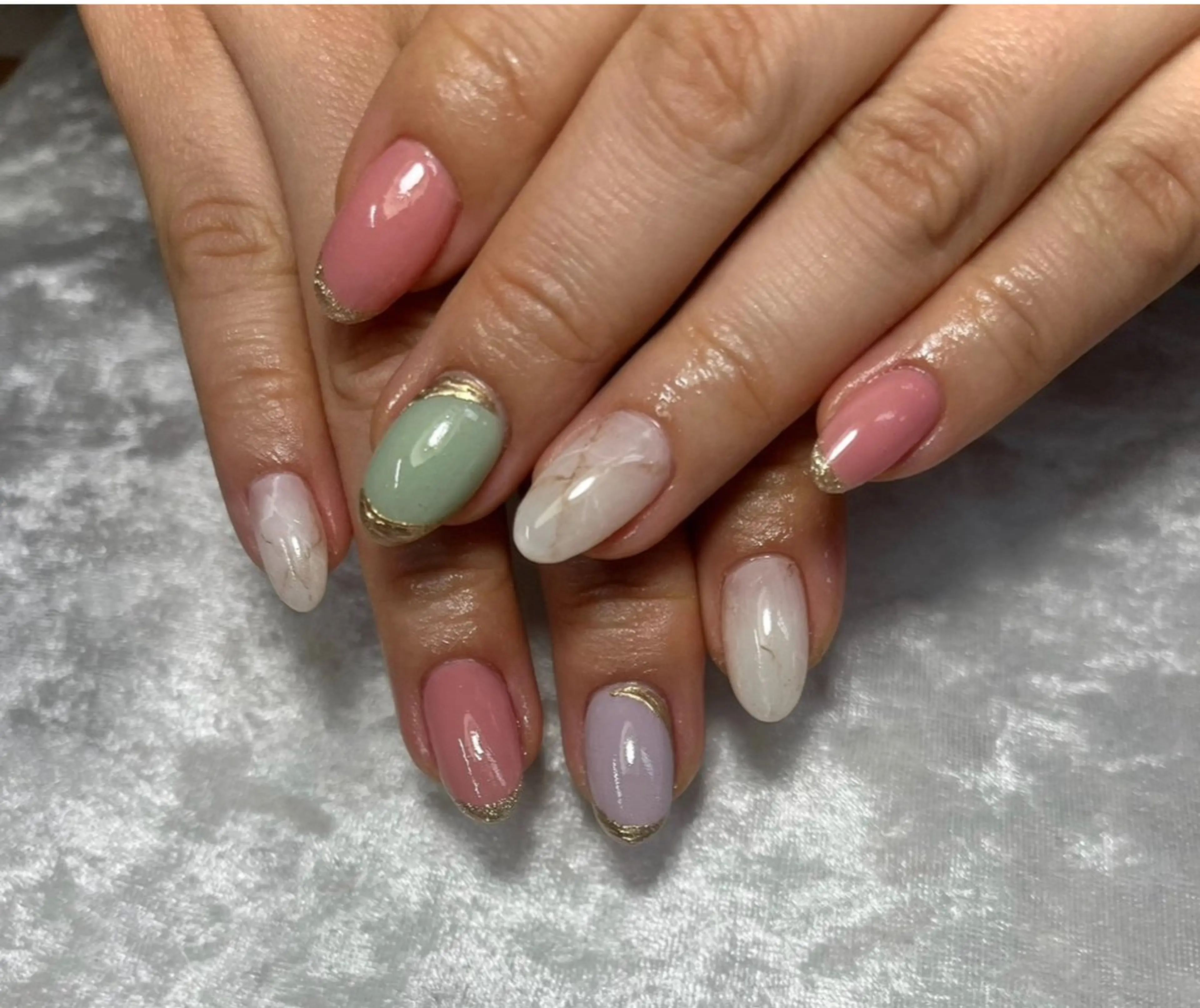 ネイル 持ち込み ハンドネイル Belle Nail NAOH.のネイルデザイン