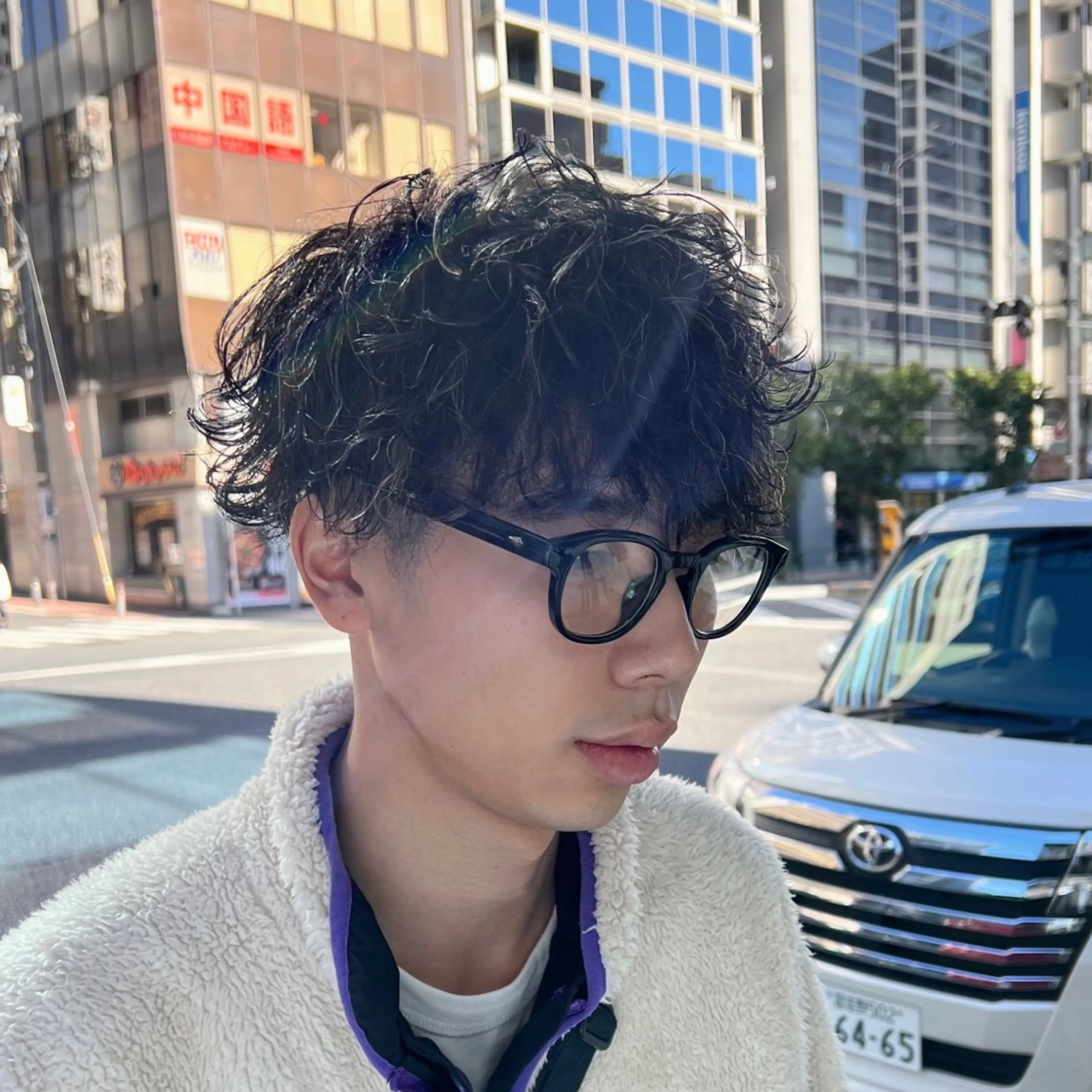 メンズ メンズパーマ 波巻きパーマ メンズ特化/パーマ/ メッシュ/竜成のヘアスタイル