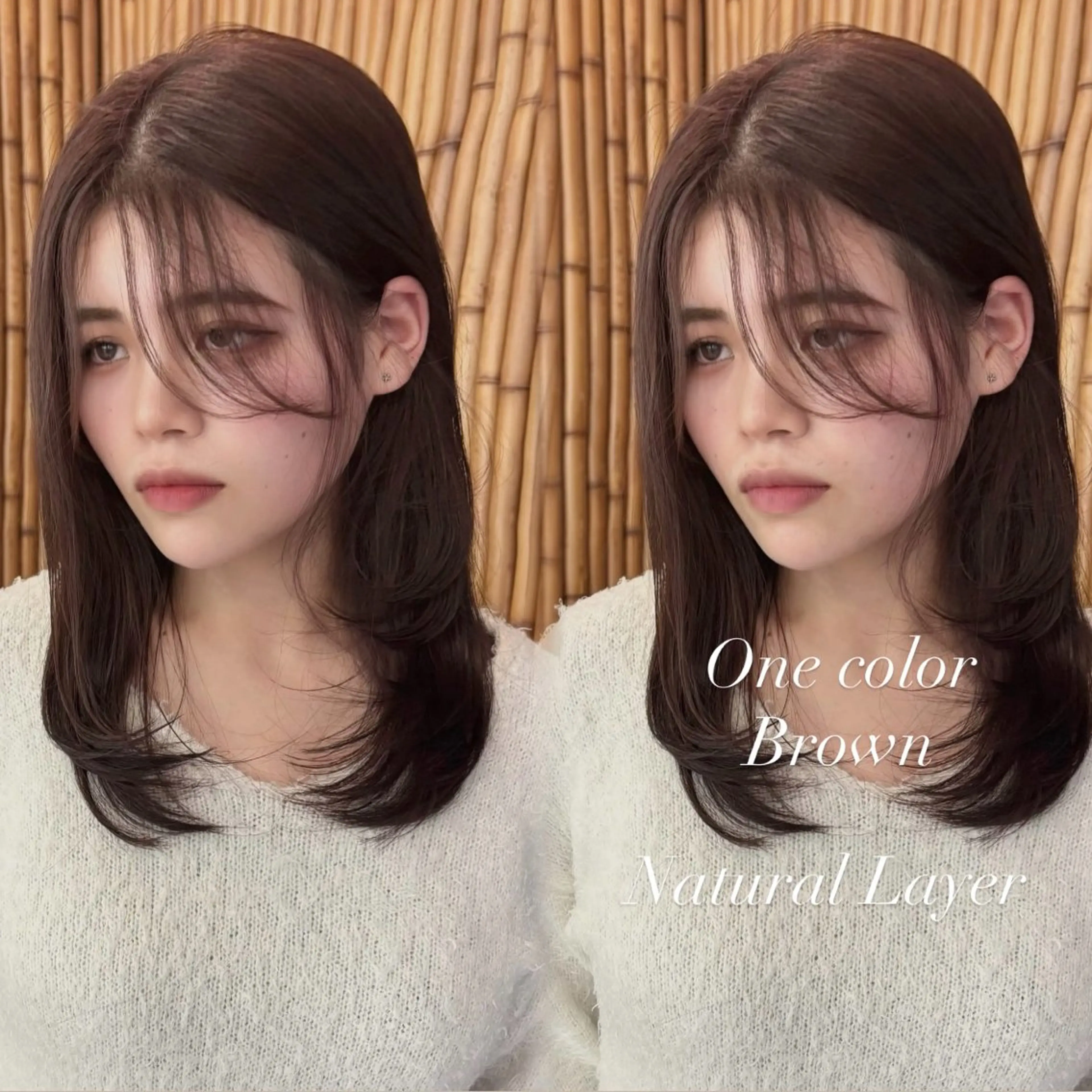 ロング カラー カット ヘアカラー ✨️髪質改善✨️ツヤ カラー✨️竹脇美奈のヘアスタイル