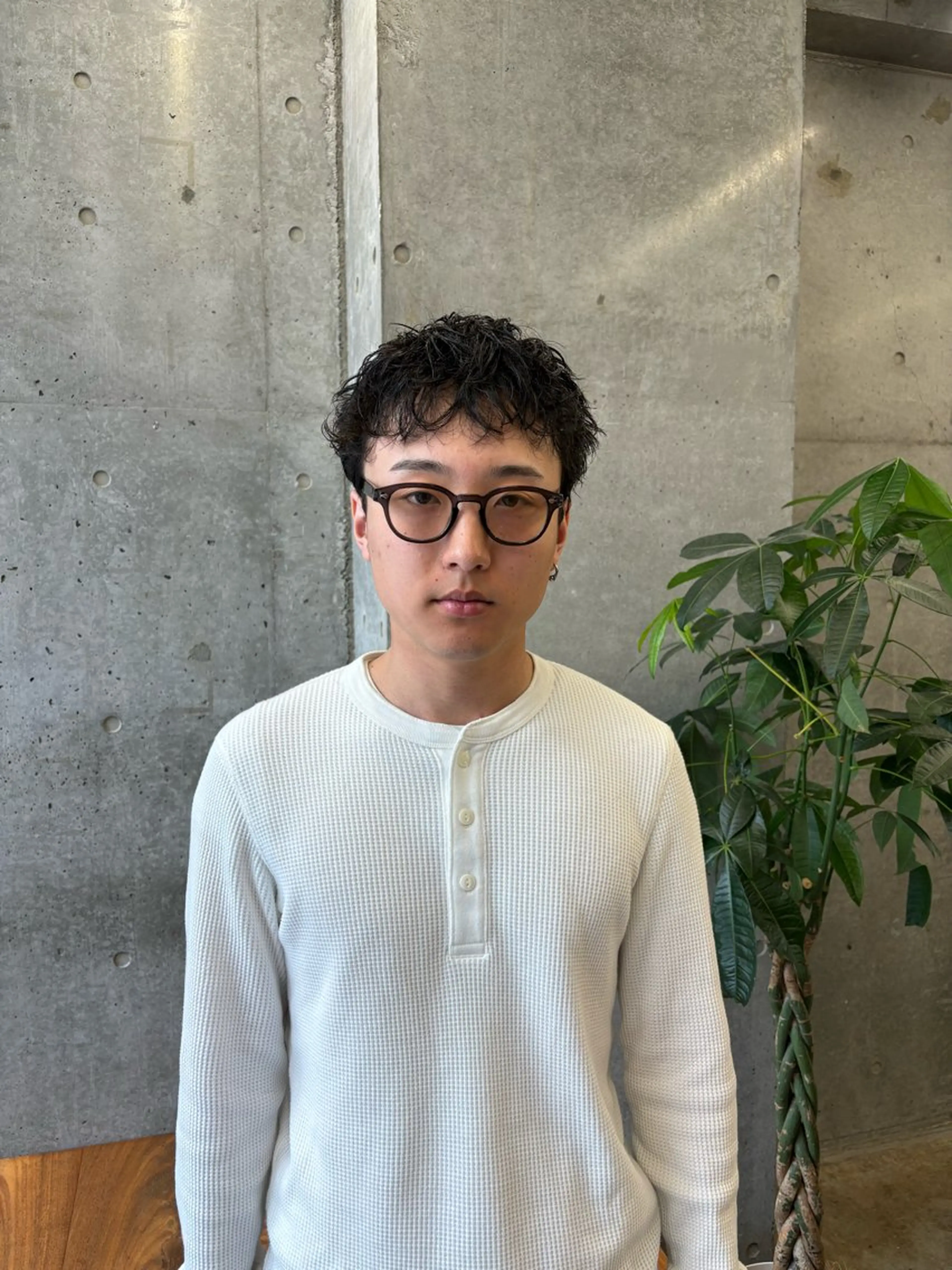 ショート パーマ メンズ men's 特化 ✨ソウタのヘアスタイル