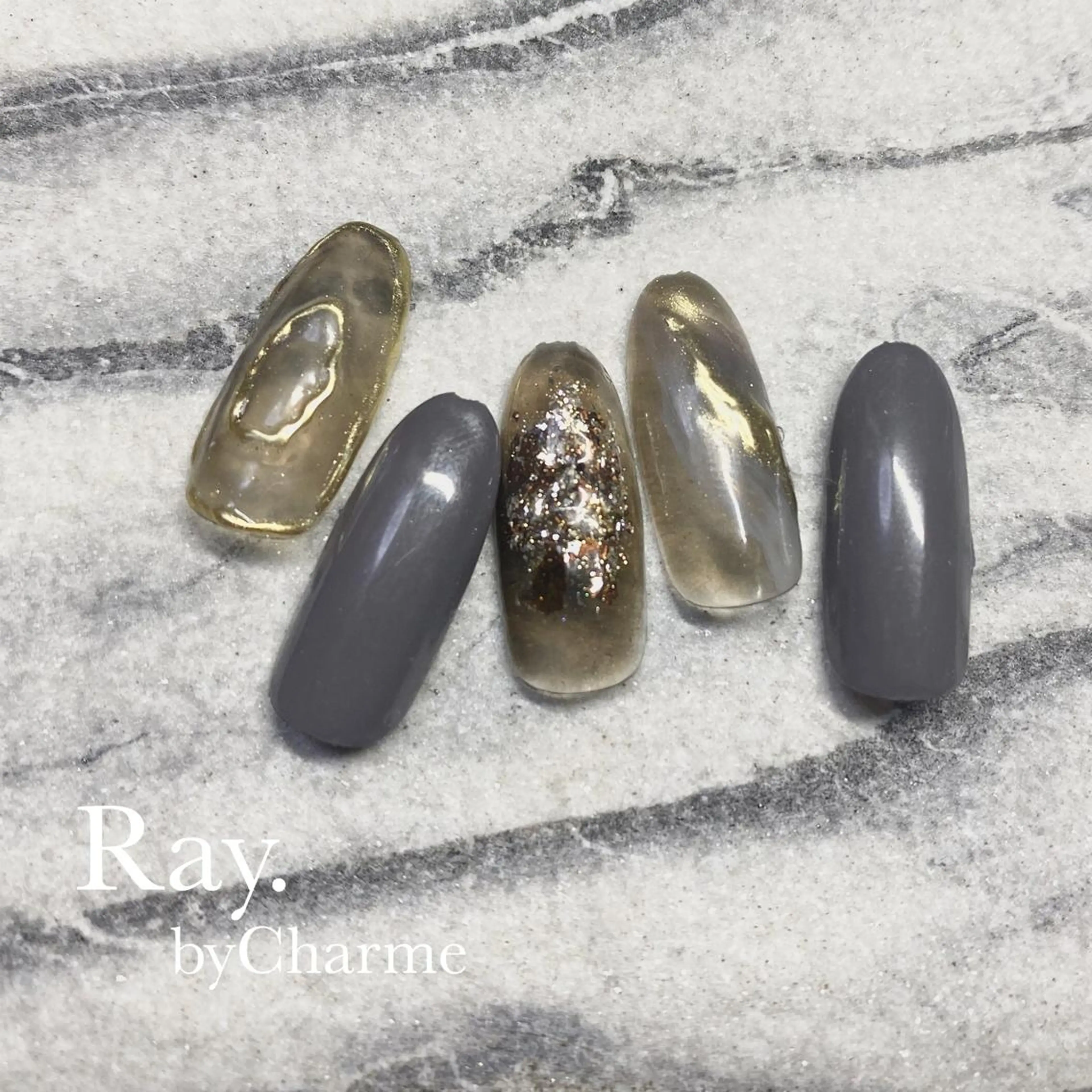 ネイル Ray. ／綺麗目ニュアンスのネイルデザイン