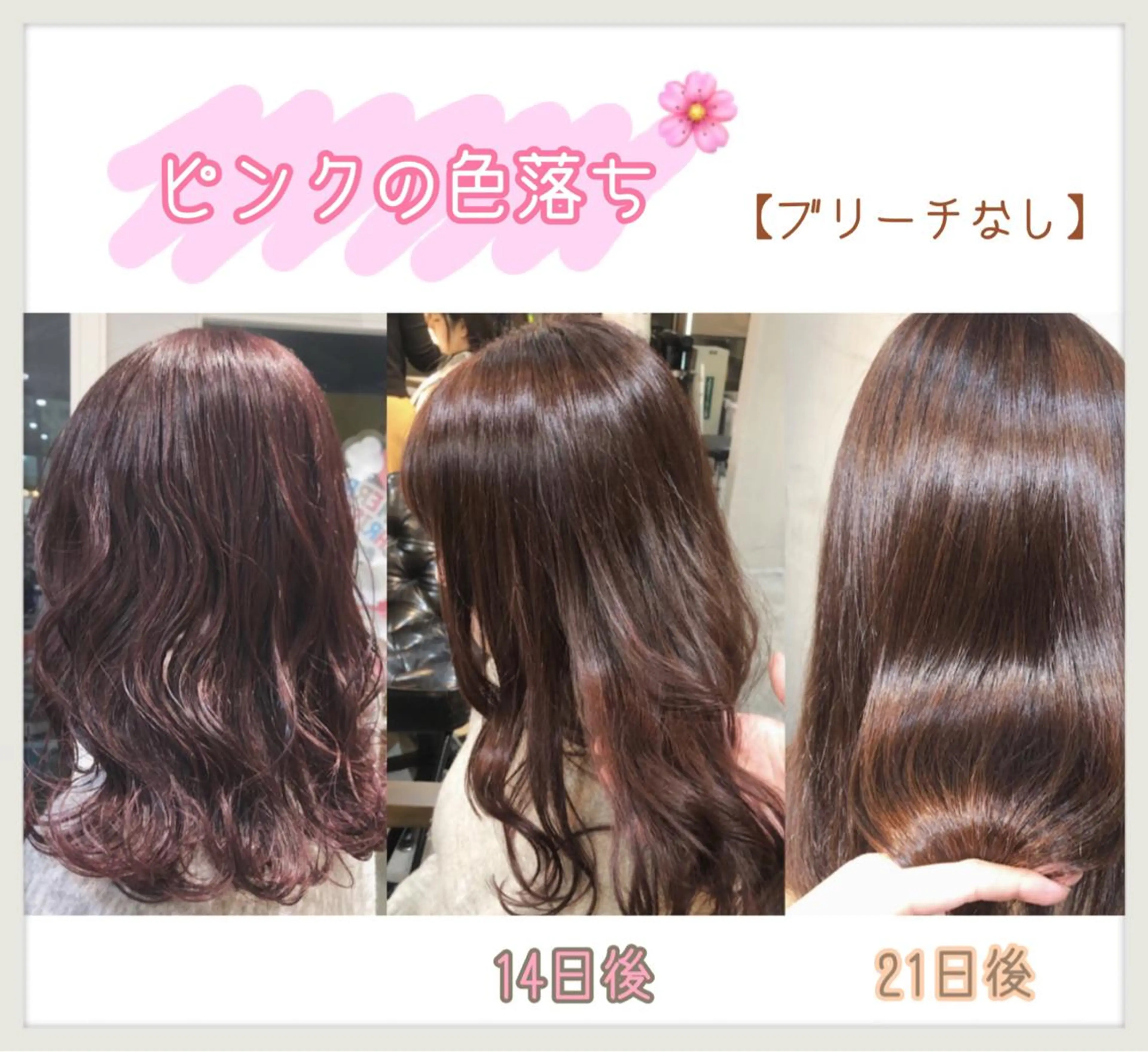 ミディアム オレンジブラウン ピンクブラウン カット ヘアカラー sano sayakaのヘアスタイル