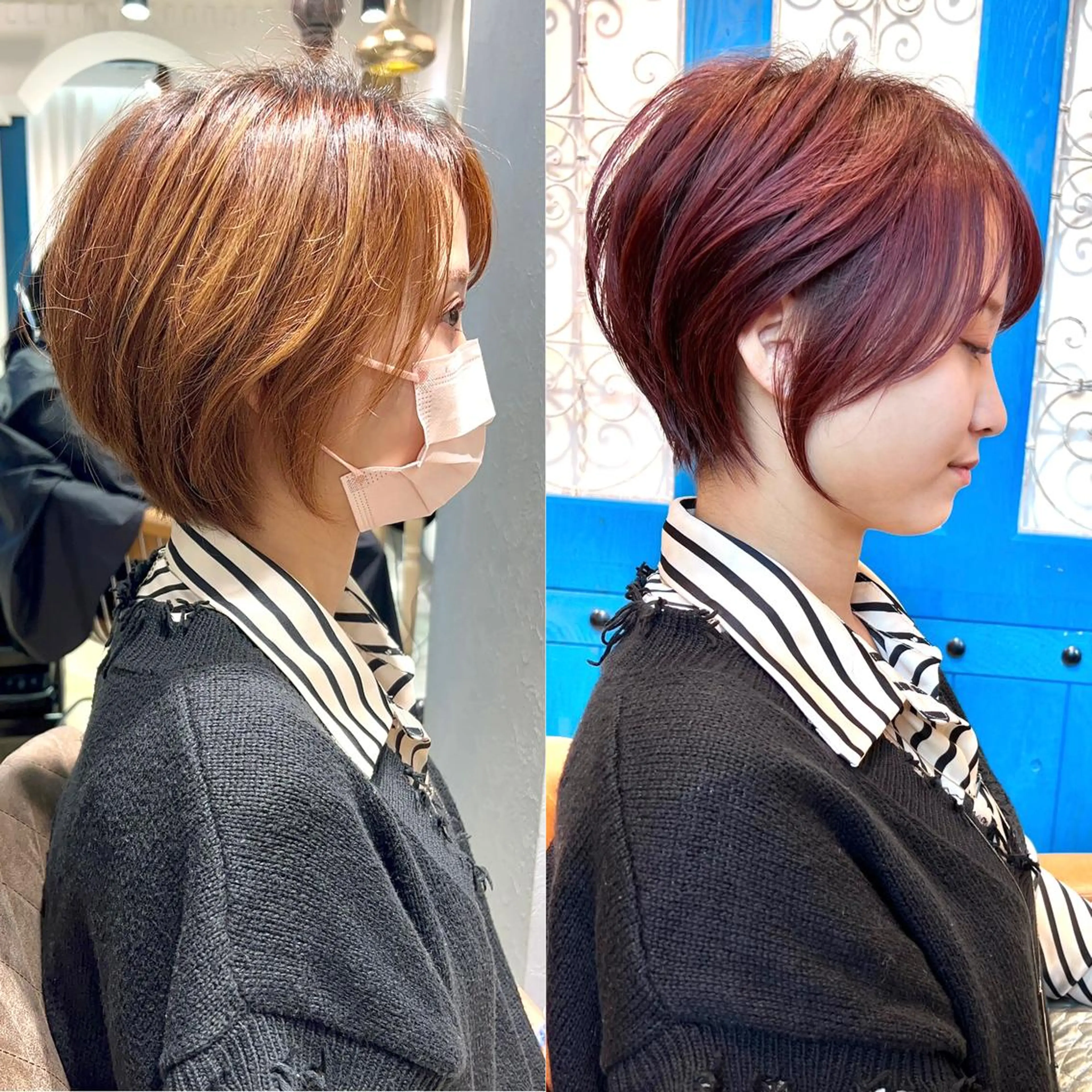 ショート カラー ショート、ボブの達人 東康介✨のヘアスタイル