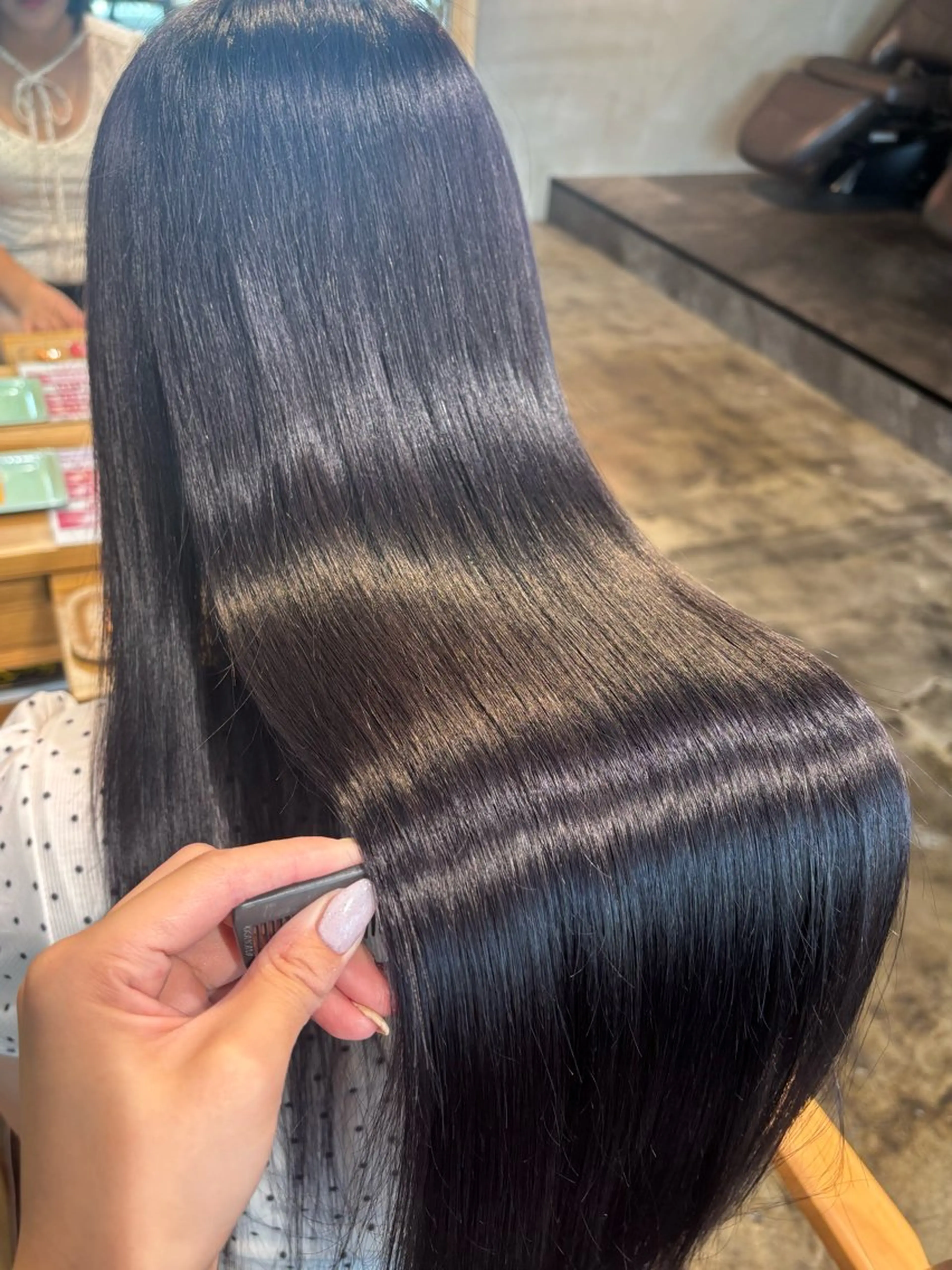 【✨最強ケアmenu✨】Roooカラー＆ケラチン髪質改善トリートメントの写真