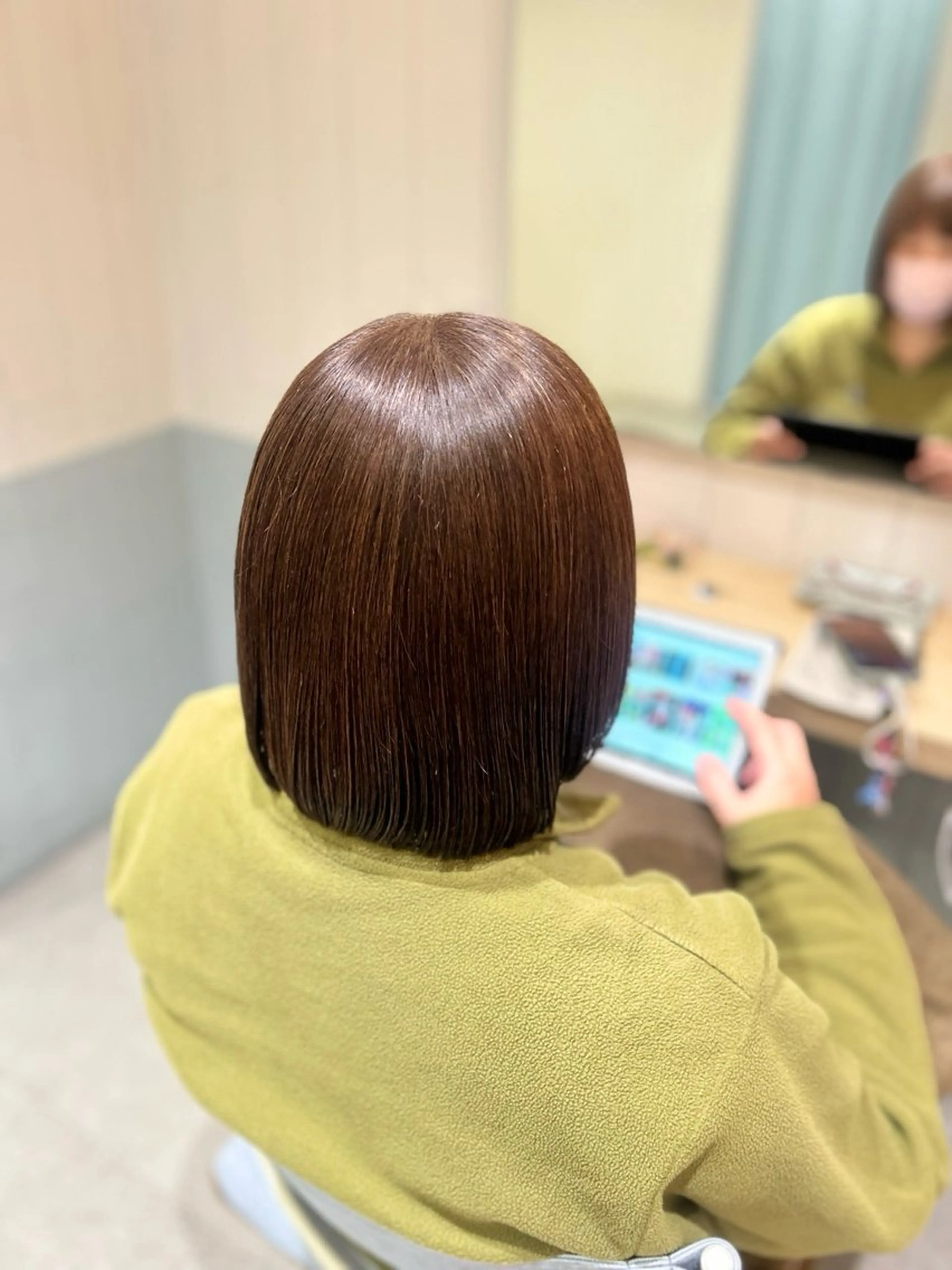 ショート ボブ カット ヘアカラー トリートメント calm by Re:berta所属・ショート✂︎ボブ/ /小駒杏花のヘアスタイル