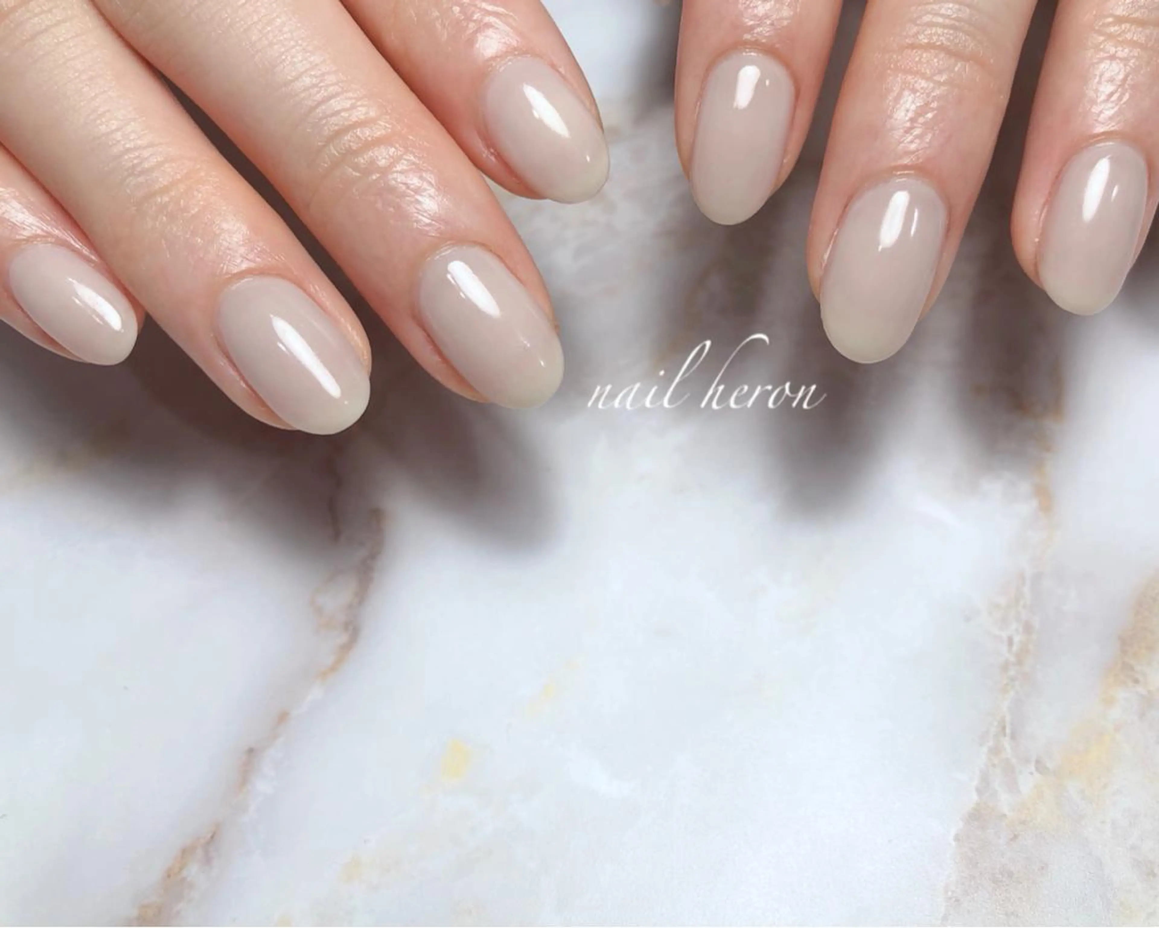 パーマ ハンドネイル nail heron所属・saki_ nail heronのネイルデザイン