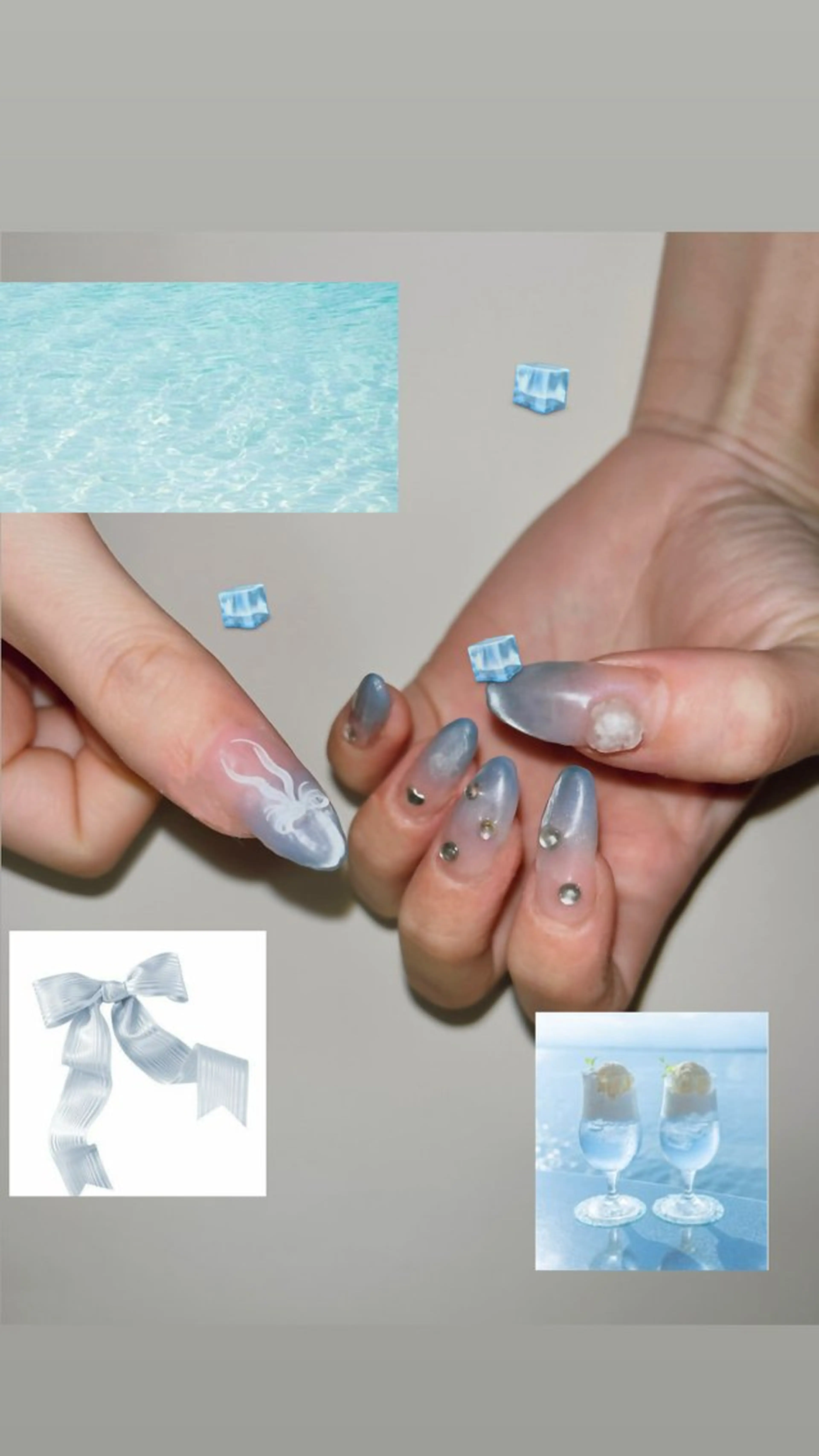 ネイル グラデーション *dear luke*モデル募集のネイルデザイン