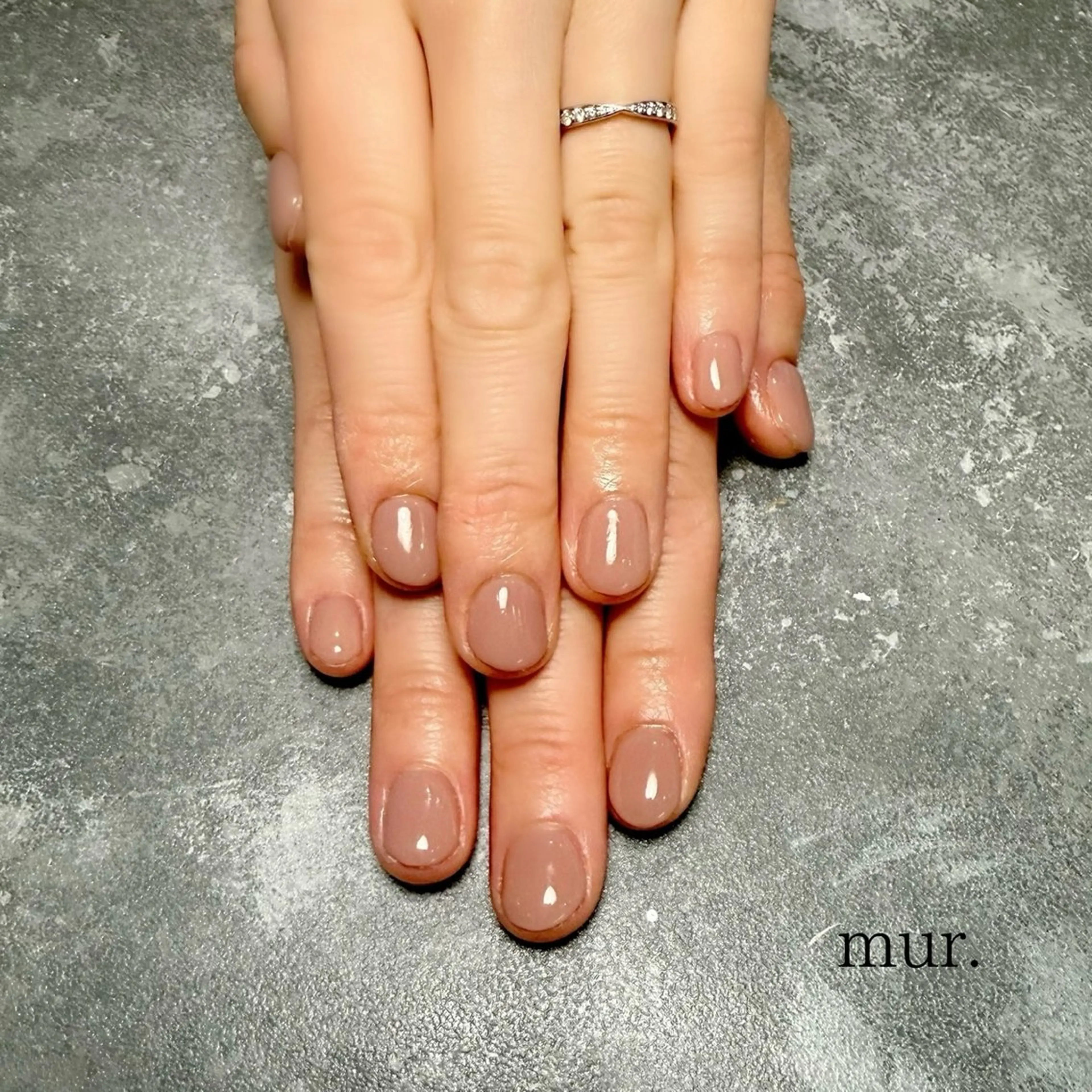 ネイル ワンカラーネイル シンプルネイル ハンドネイル nail salon　mur.所属・mur. harukaのネイルデザイン