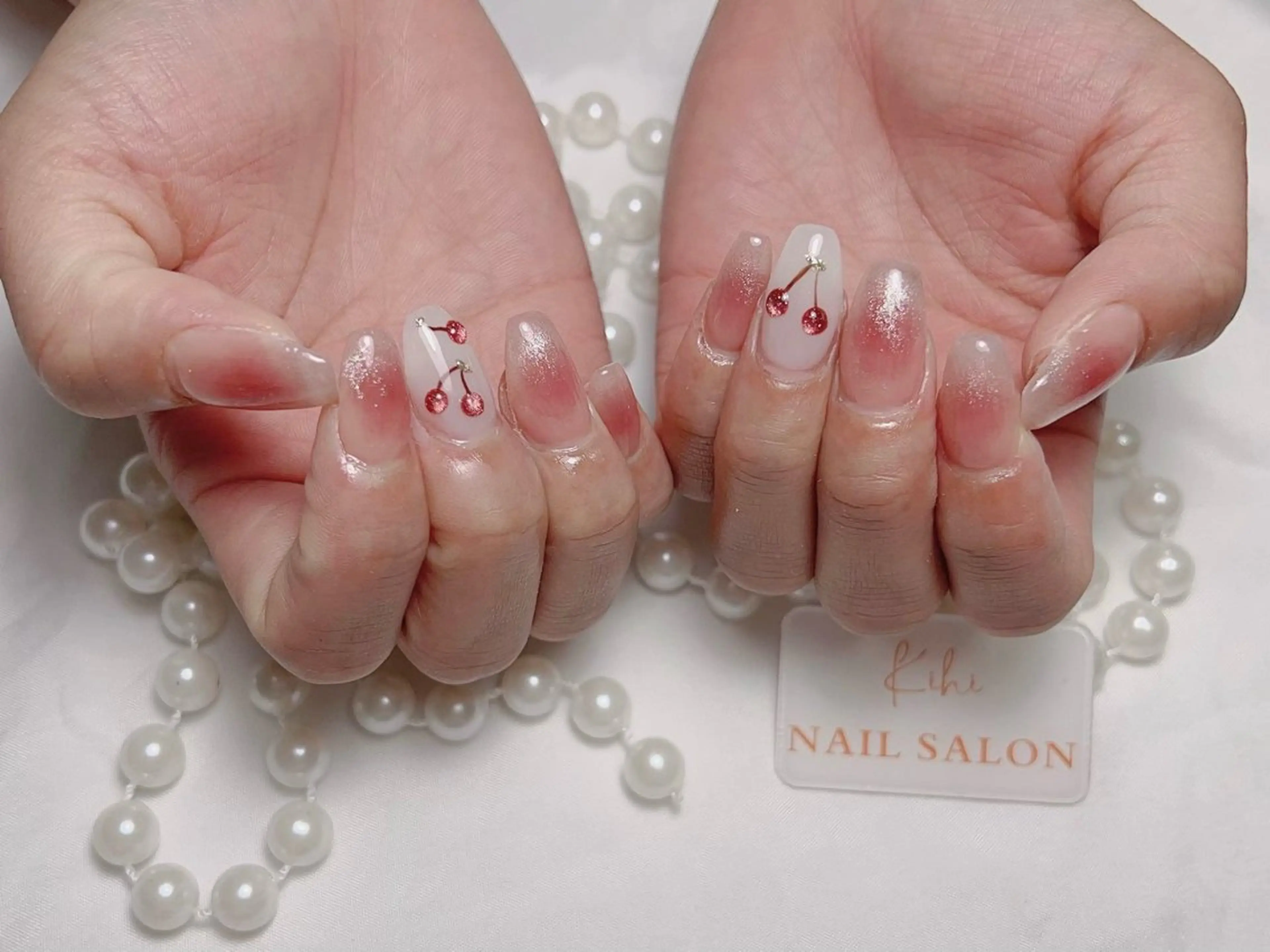 ネイル アートネイル フレンチネイル ジェルネイル グラデーション 韓国ネイル ハンドネイル 💕鈴木ユリ パラジェル/オフ無料のネイルデザイン