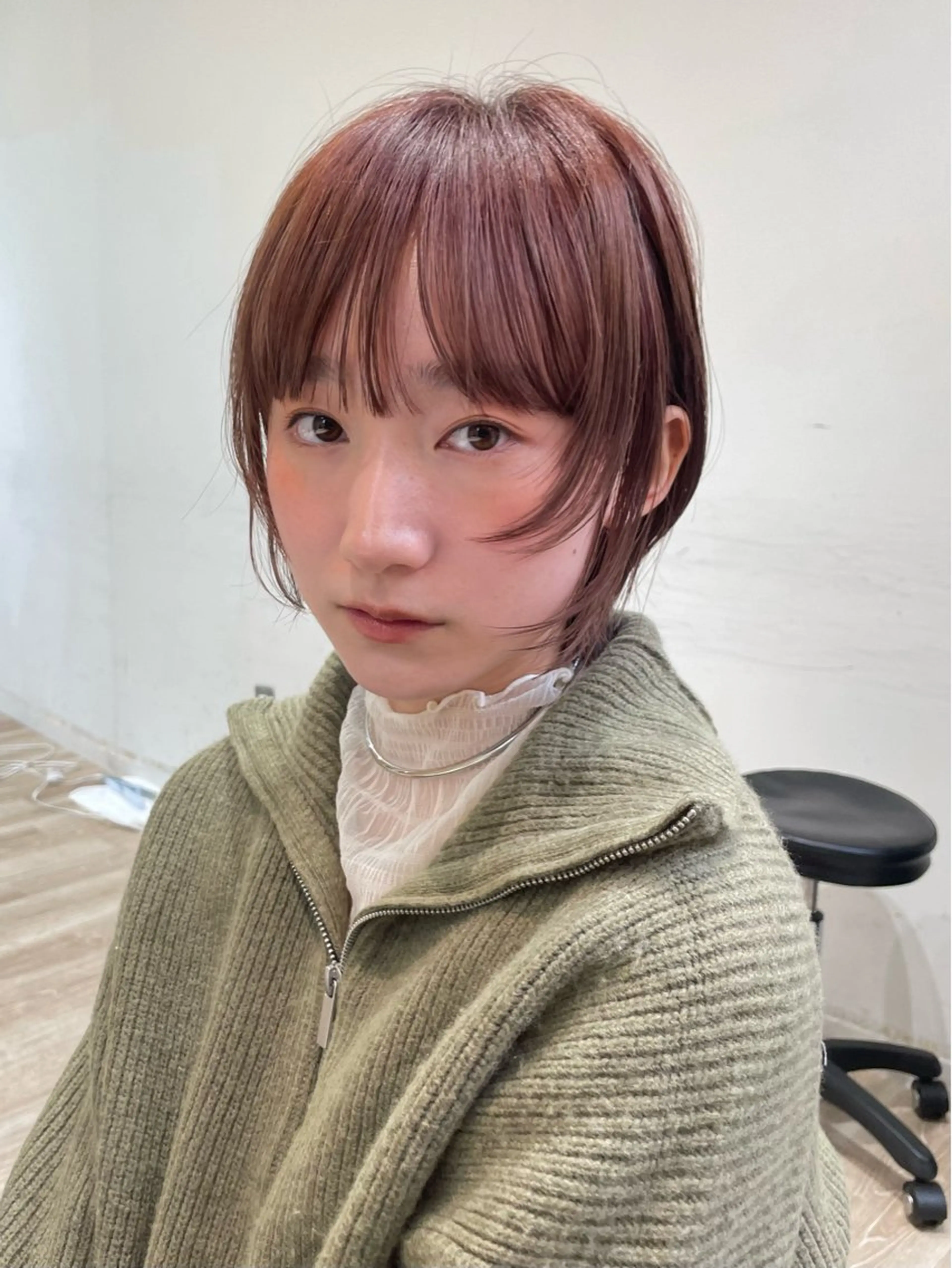 ショート カット パーマ レイヤーパーマ/ ショートパーマ/横浜のヘアスタイル