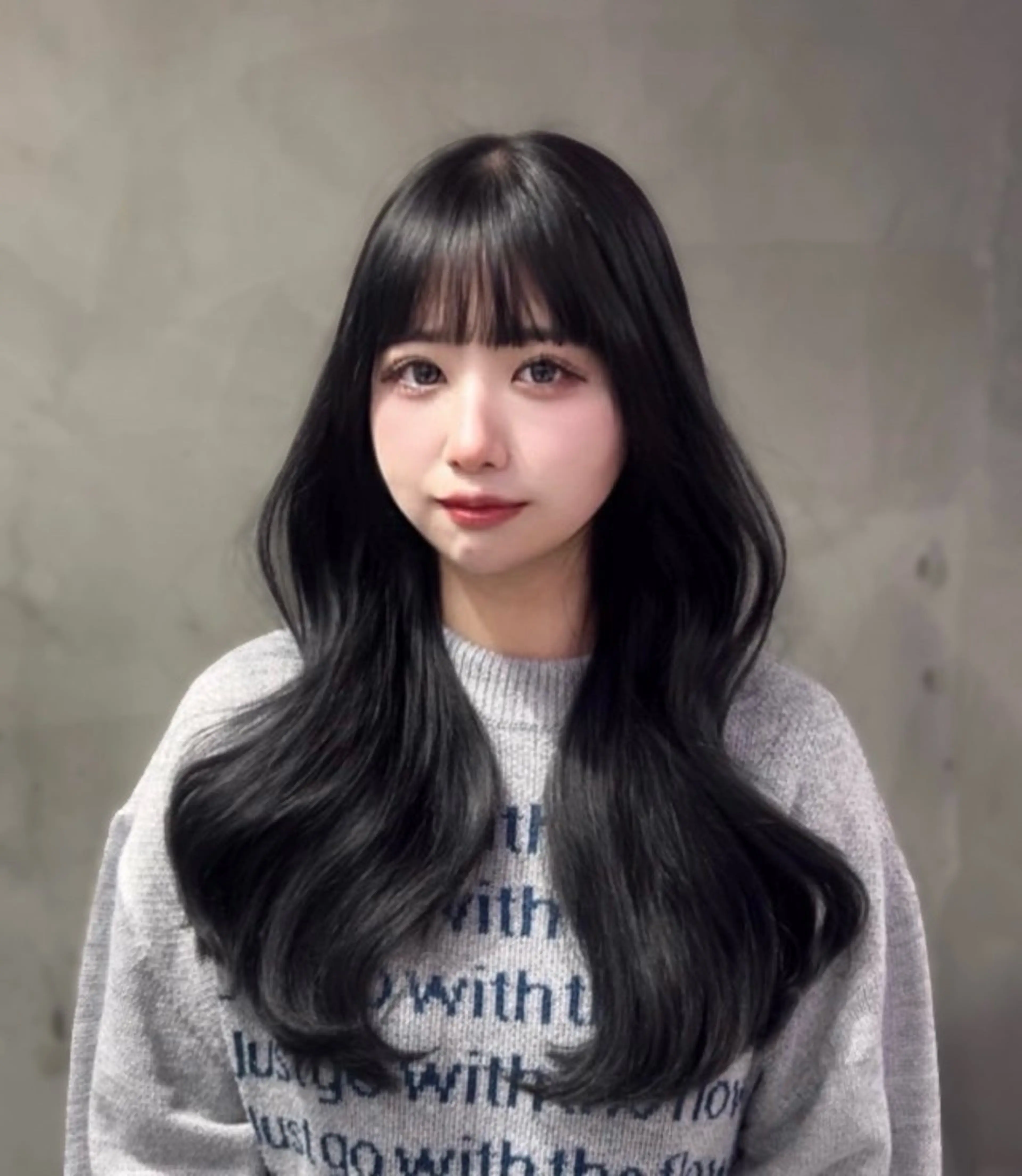 ロング カラー 🤍韓国ヘア/ 楓🤍のヘアスタイル