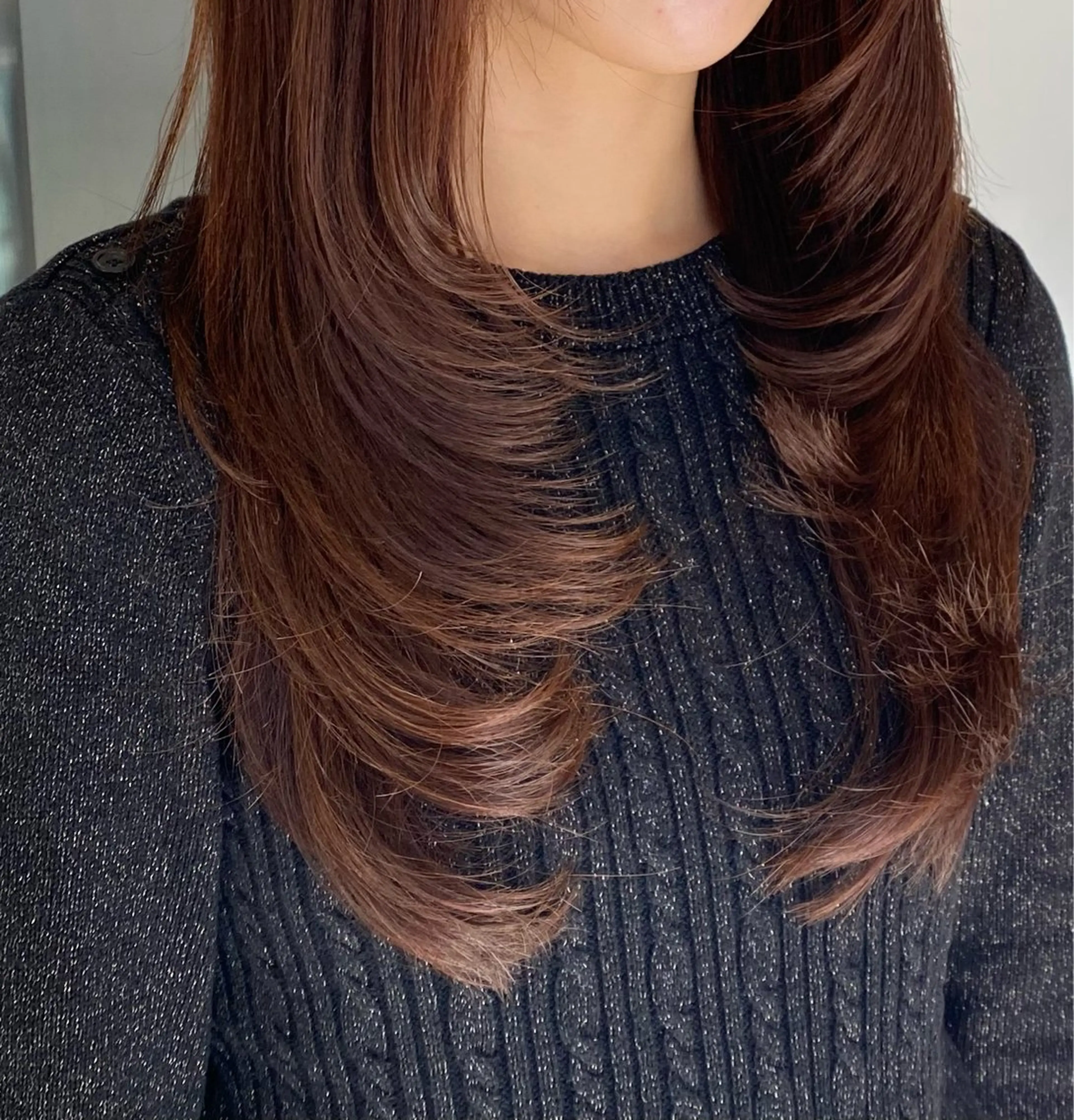 ロング レイヤーカット MIYUU OTANIのヘアスタイル