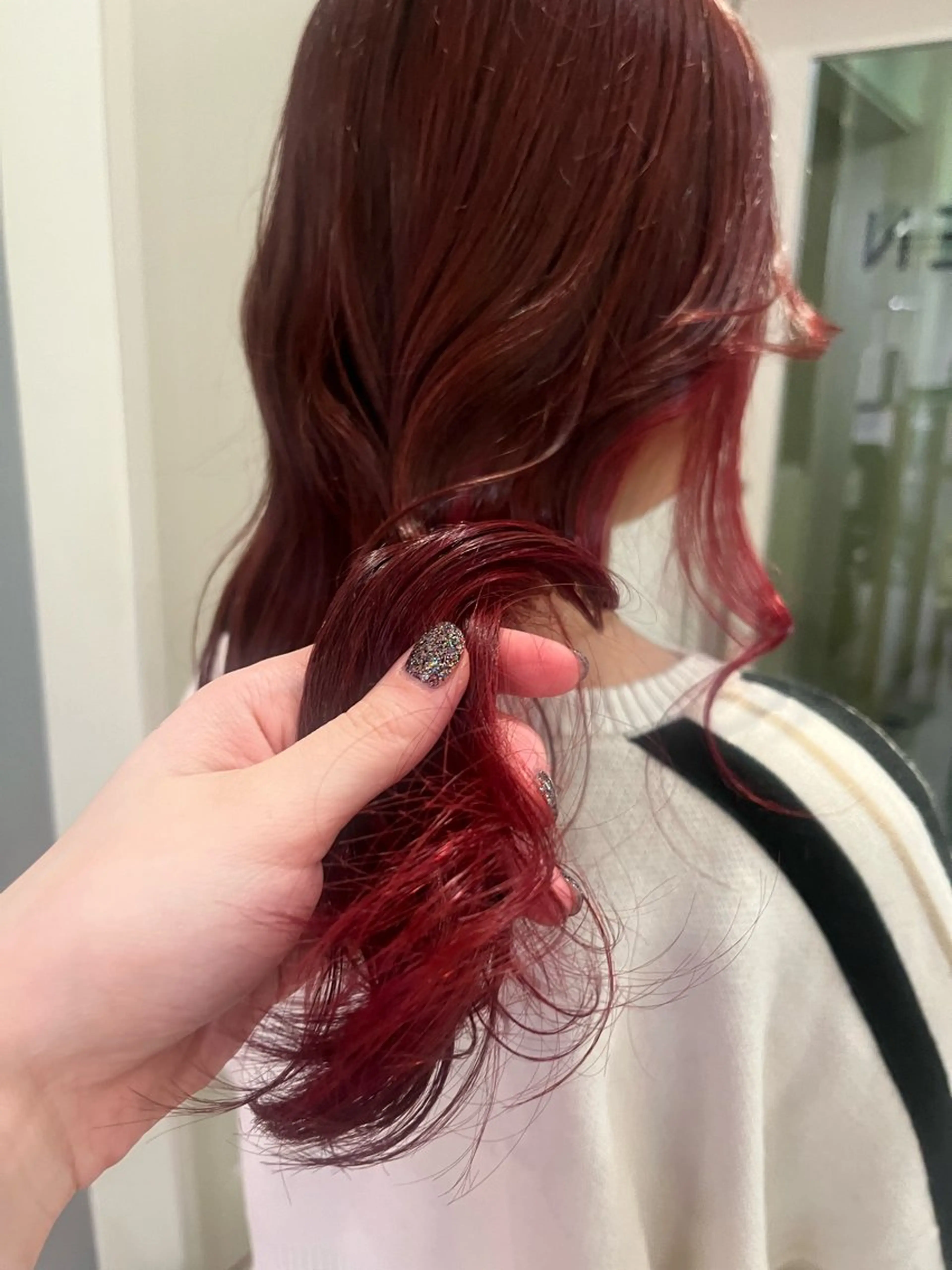 ロング カラー ヘアカラー くすみカラー/ パーマ/ろーれんのヘアスタイル