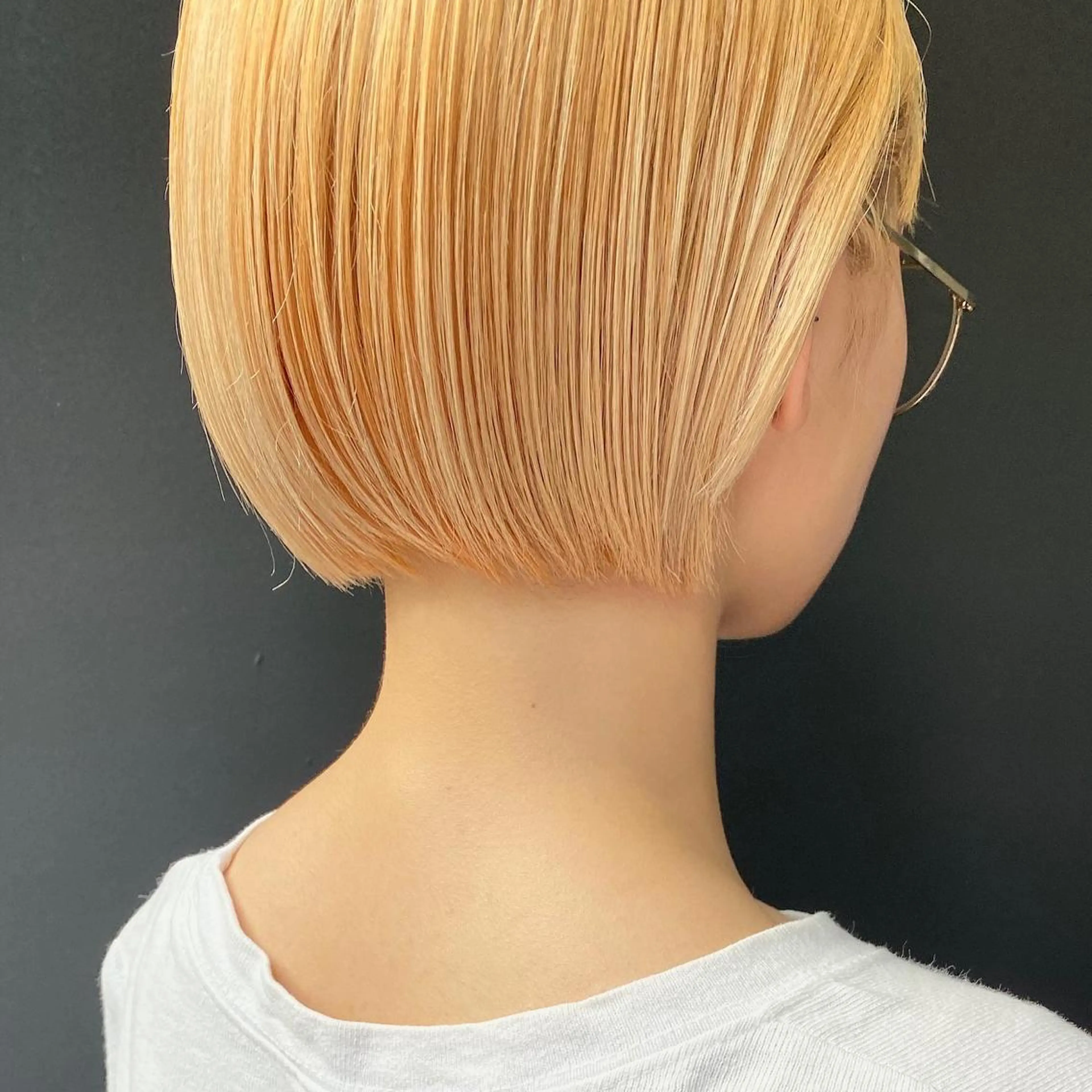 ショート 撮影モデル analogue所属・u harukaのヘアスタイル