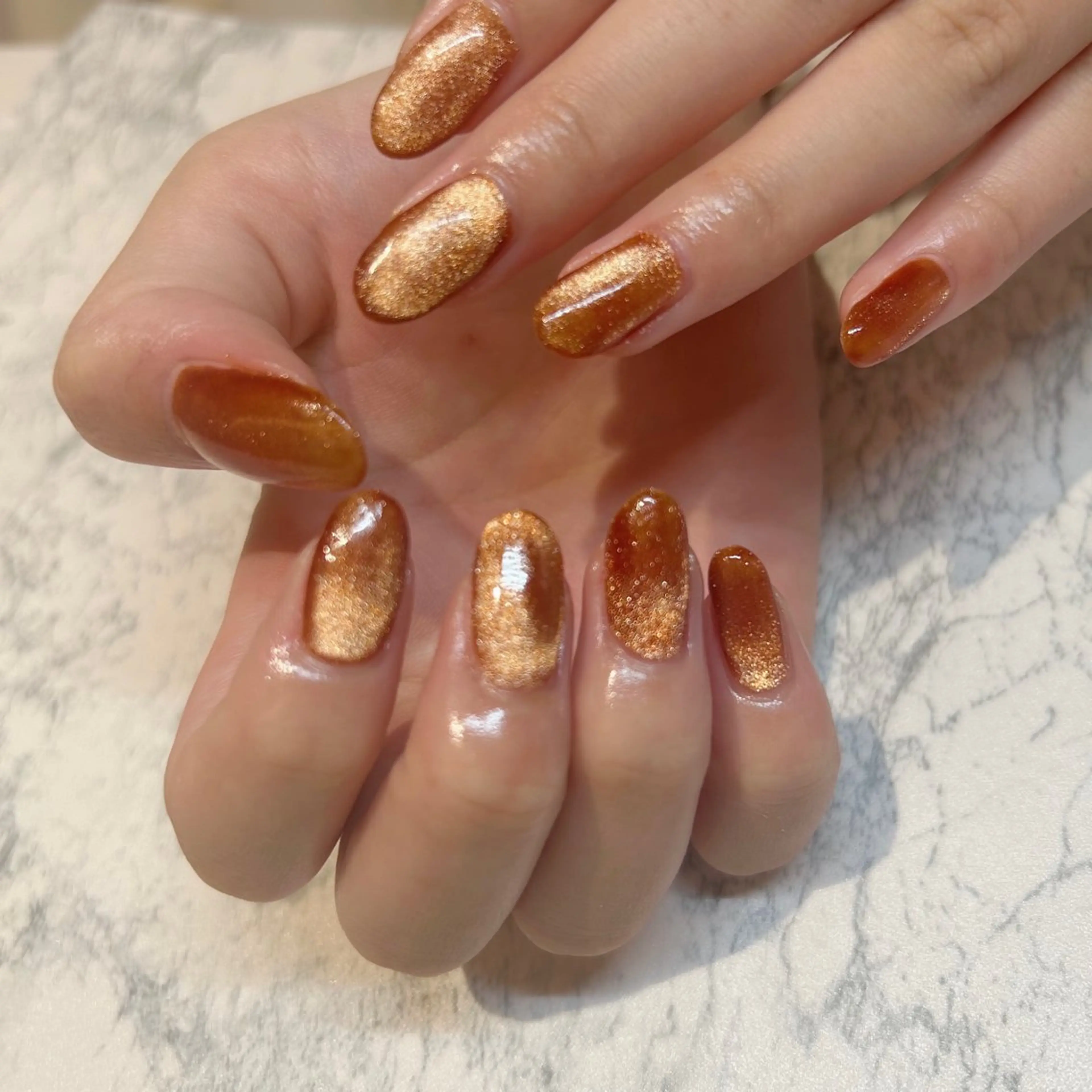 ネイル ハンドネイル ハンドケア マグネット/心斎橋 LoLo.カレラのネイルデザイン