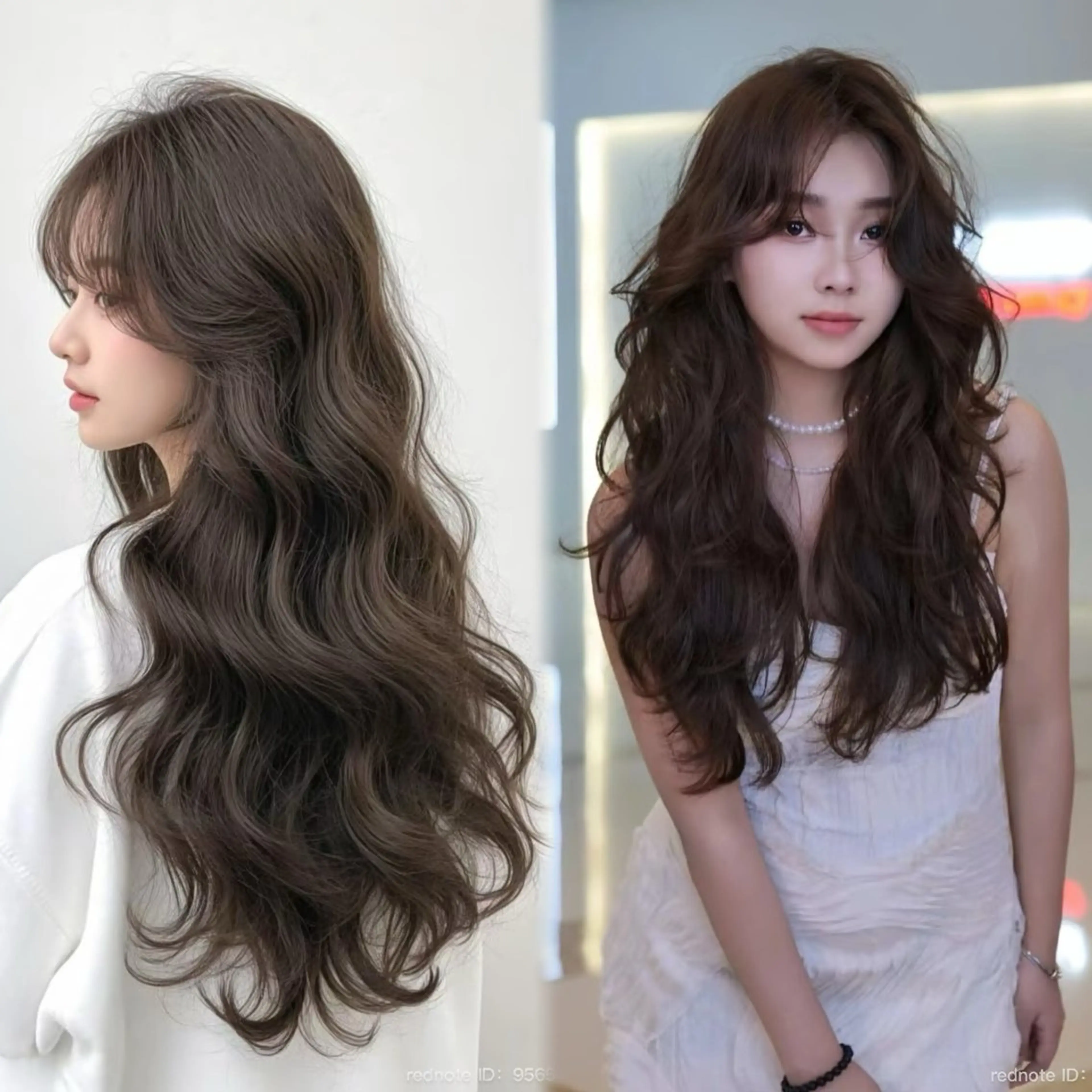 ロング パーマ コテ巻き風パーマ SHONOのヘアスタイル