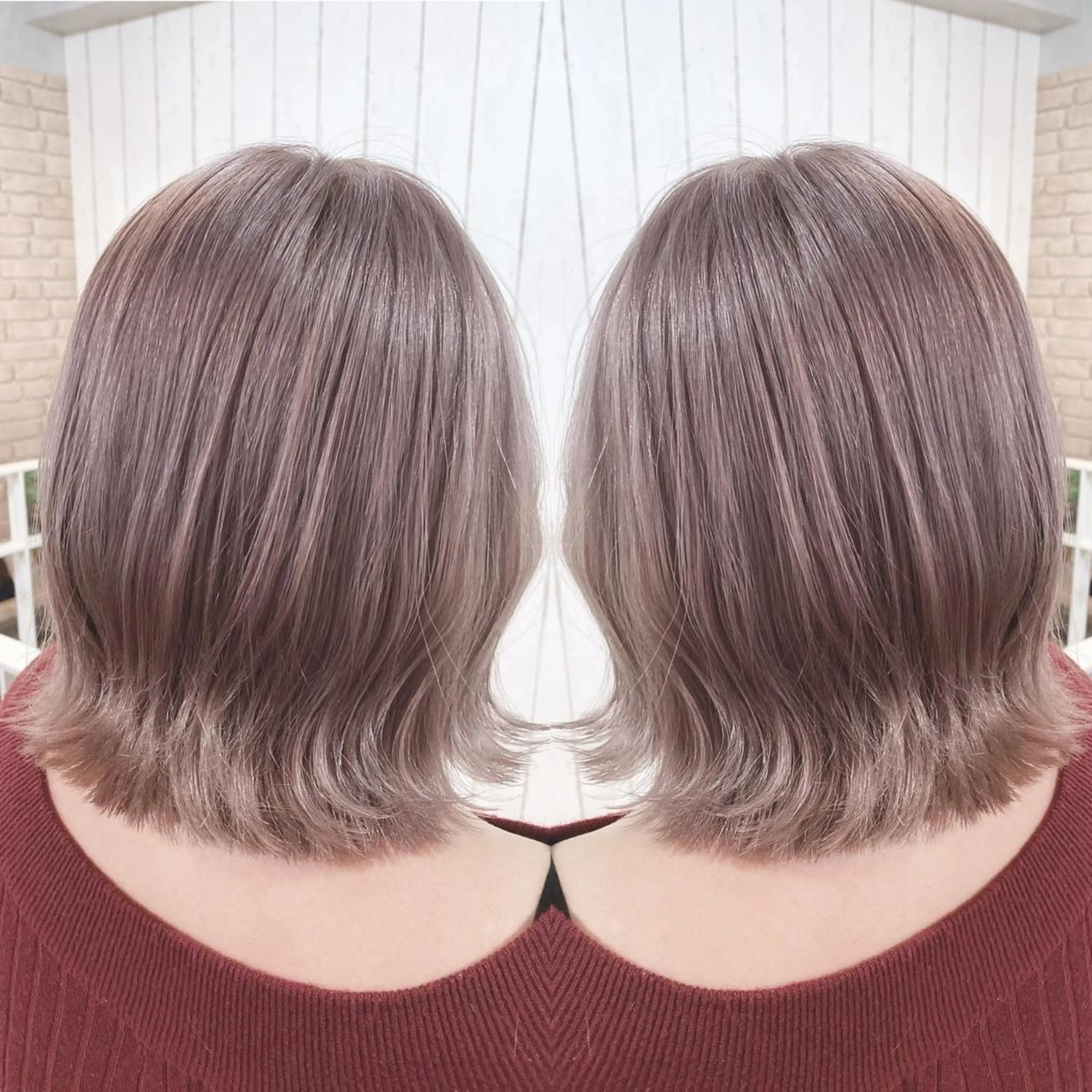 ショート カラー パーマ ヘアアレンジ アッシュ バレイヤージュ ベージュカラー ブリーチ 透明感カラー ヘアカラー トリートメント RecheRche【池袋】所属・👑指名率No.1 👑坂口飛翔のヘアスタイル