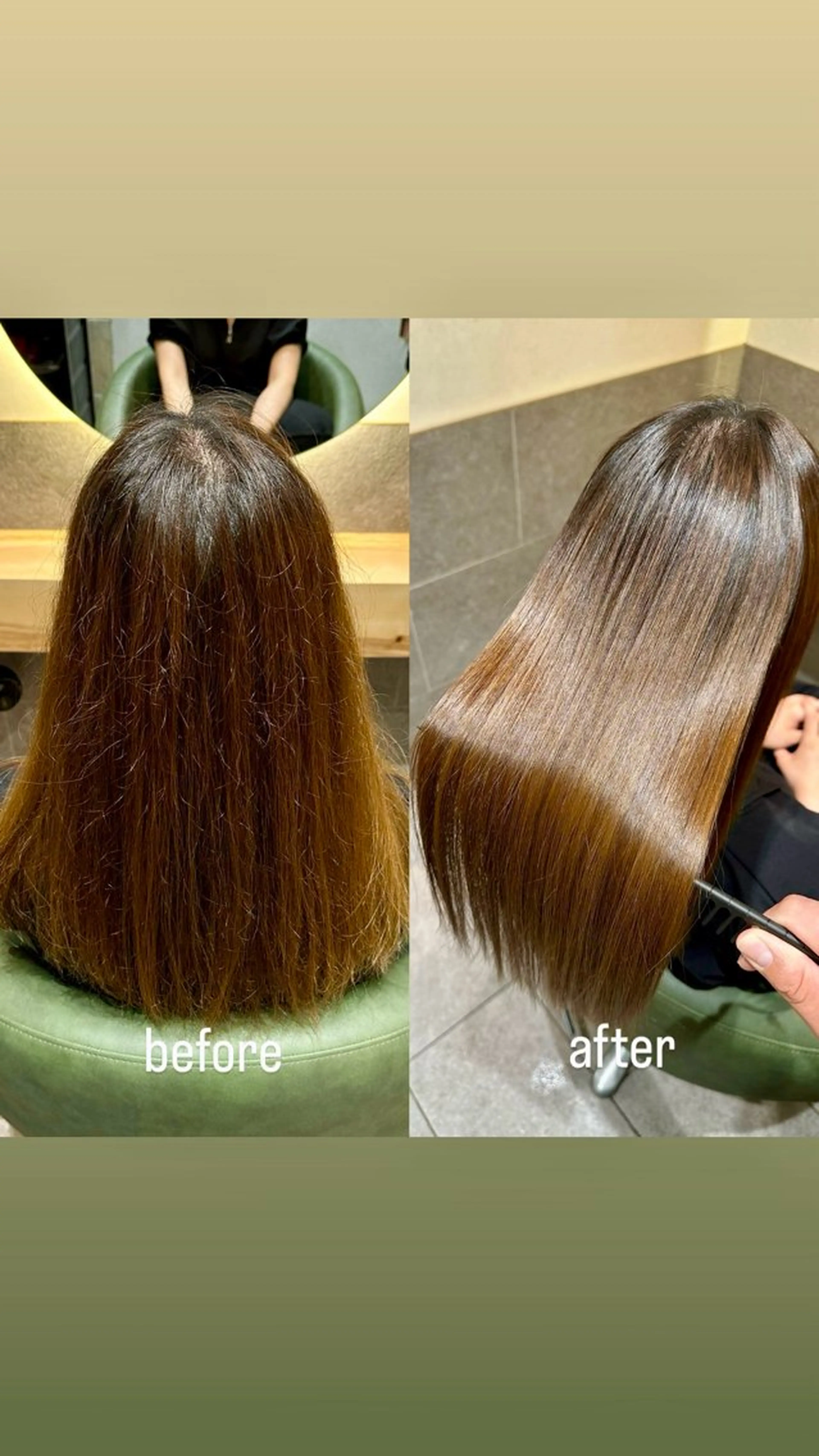 ロング カット 縮毛矯正 クセ/うねり改善/ 縮毛矯正🫧ゆりのヘアスタイル