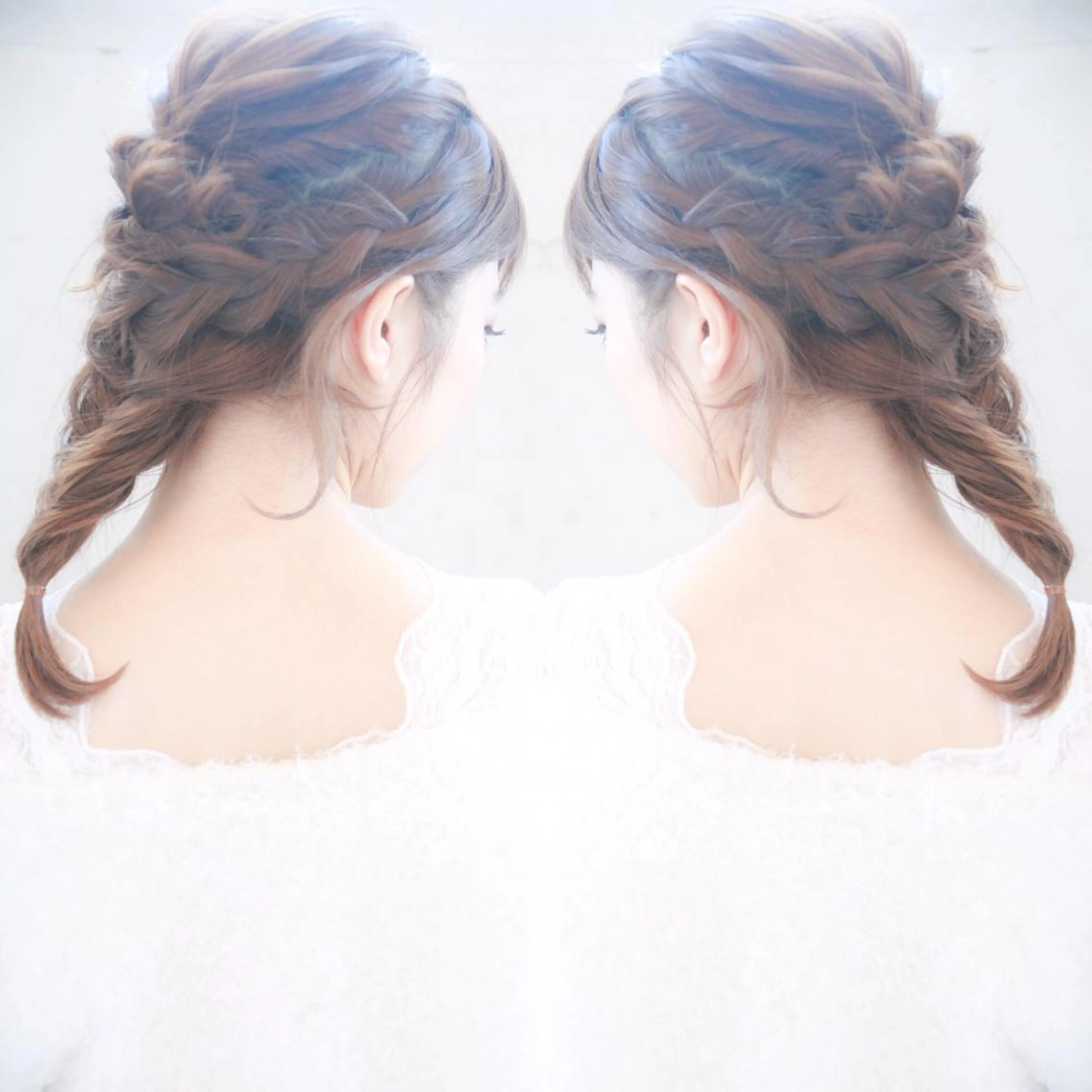 セミロング ヘアアレンジ 代官山/恵比寿所属・髪質改善/縮毛矯正 専門　代官山/恵比寿のヘアスタイル