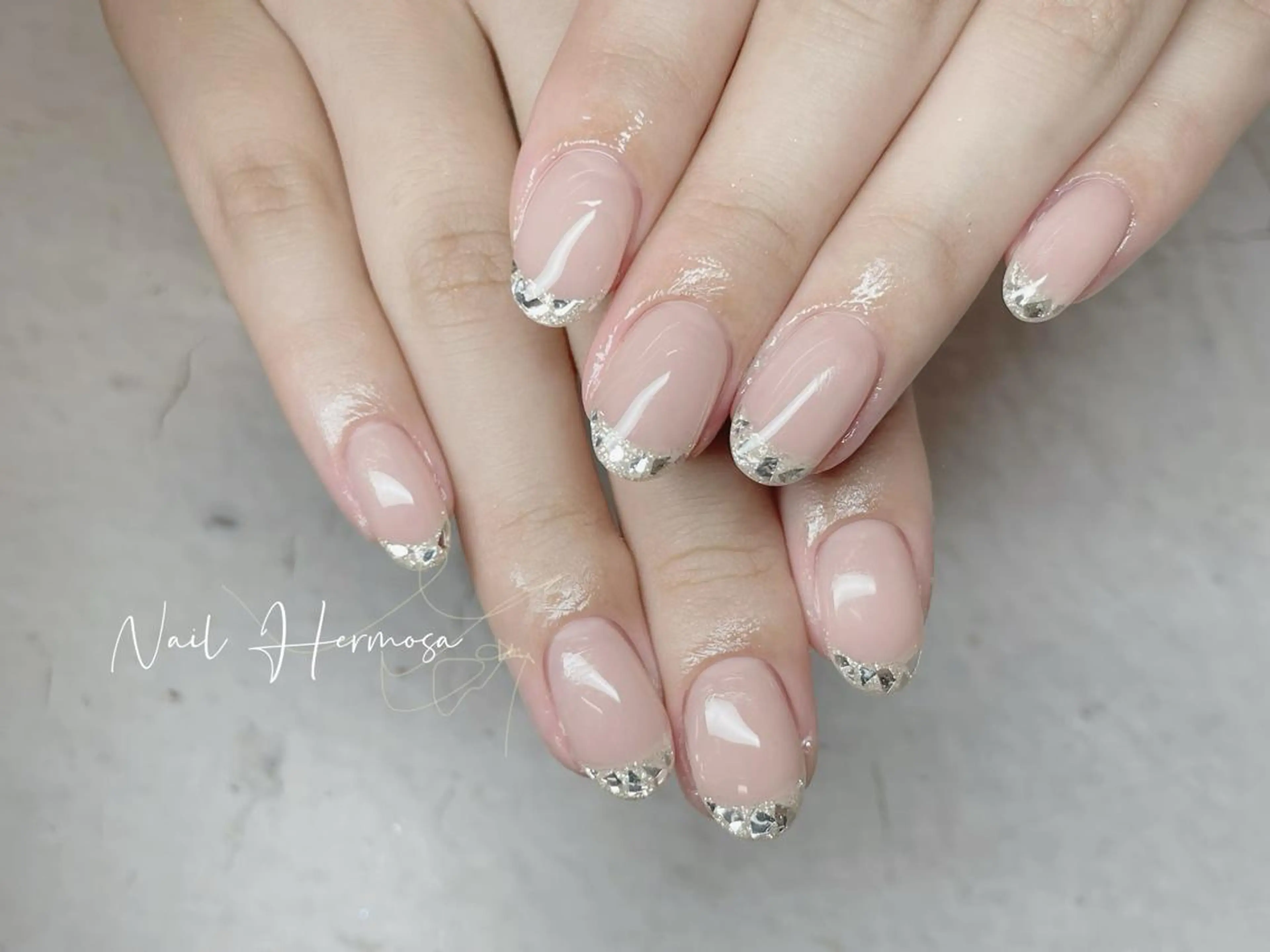 ネイル 桜ネイル 長さ出し フラッシュネイル フラワーネイル フットネイル ハンドネイル ネイル エルモサのネイルデザイン