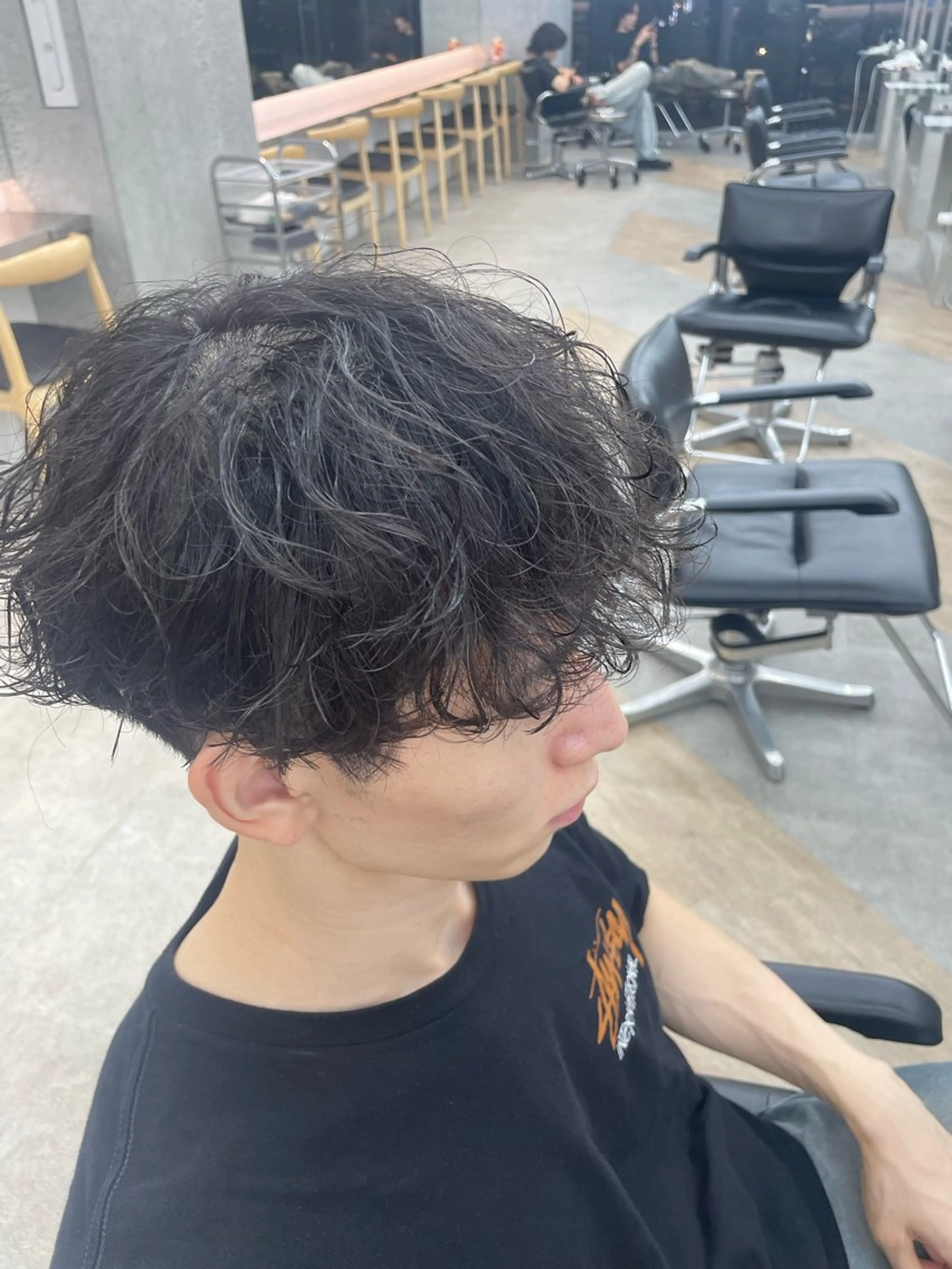 パーマ メンズ メンズパーマ ツイストスパイラルパーマ スパイラルパーマ ストレートパーマ カット パーマ メンズ/シャドウ/ 波巻き/kyogoのヘアスタイル