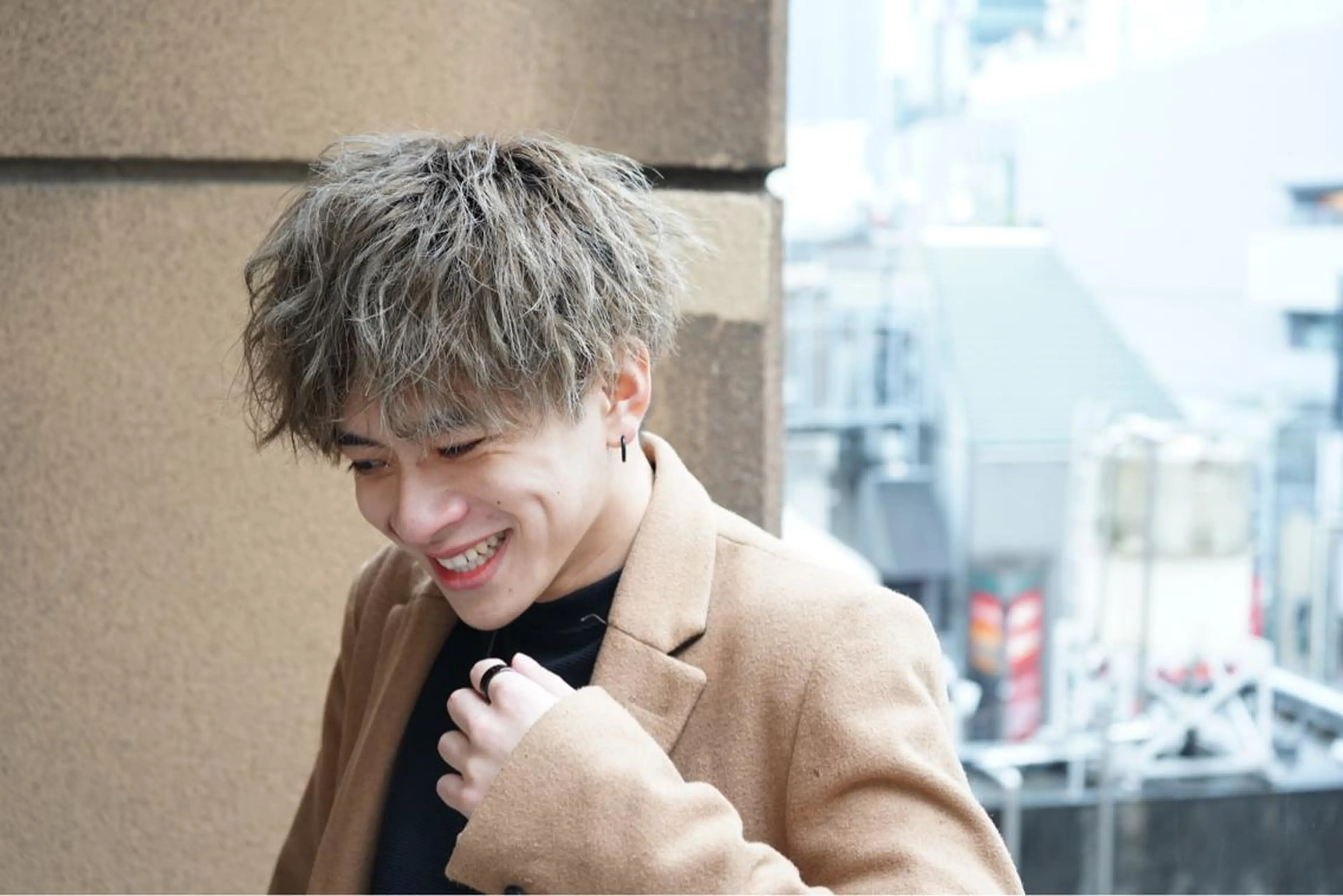 ショート カラー メンズ メンズブリーチ ブリーチ カット ヘアカラー ヘッドスパ ROW吉祥寺✨ 髪質改善TR&スパ✨のヘアスタイル