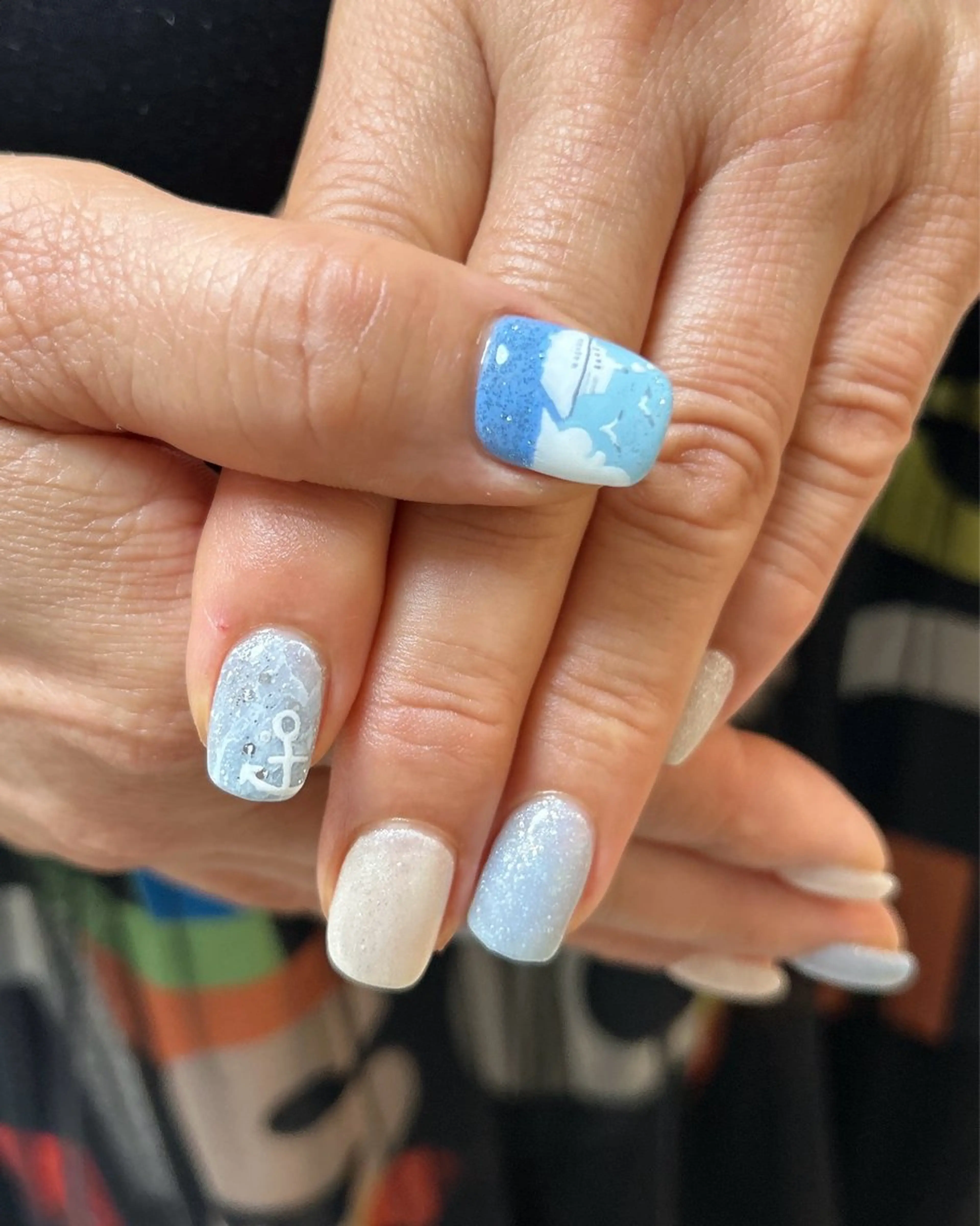 ネイル アートネイル ハンドネイル ten nail salon　かえでのネイルデザイン