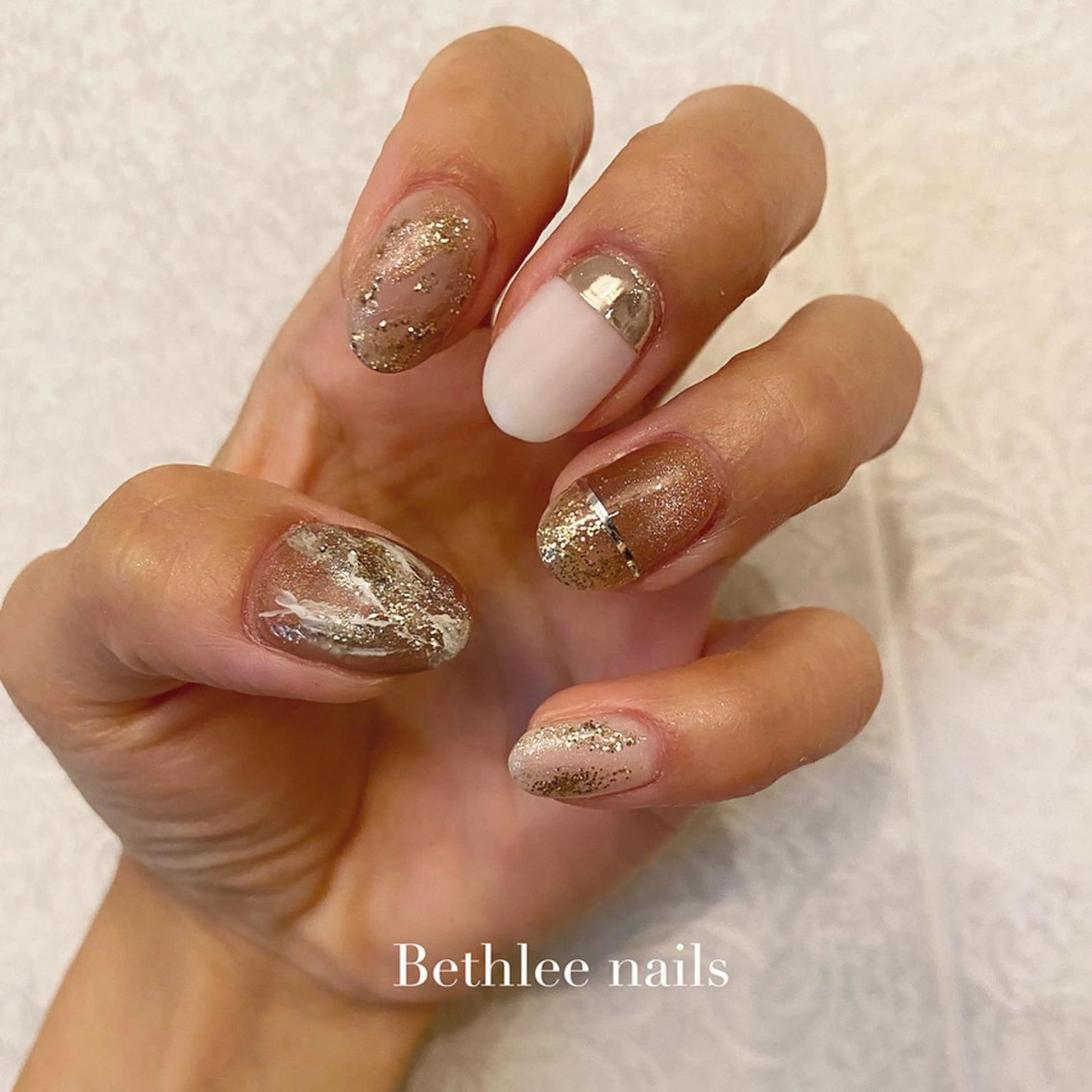 ネイル ニュアンスネイル Bethlee nailsのネイルデザイン