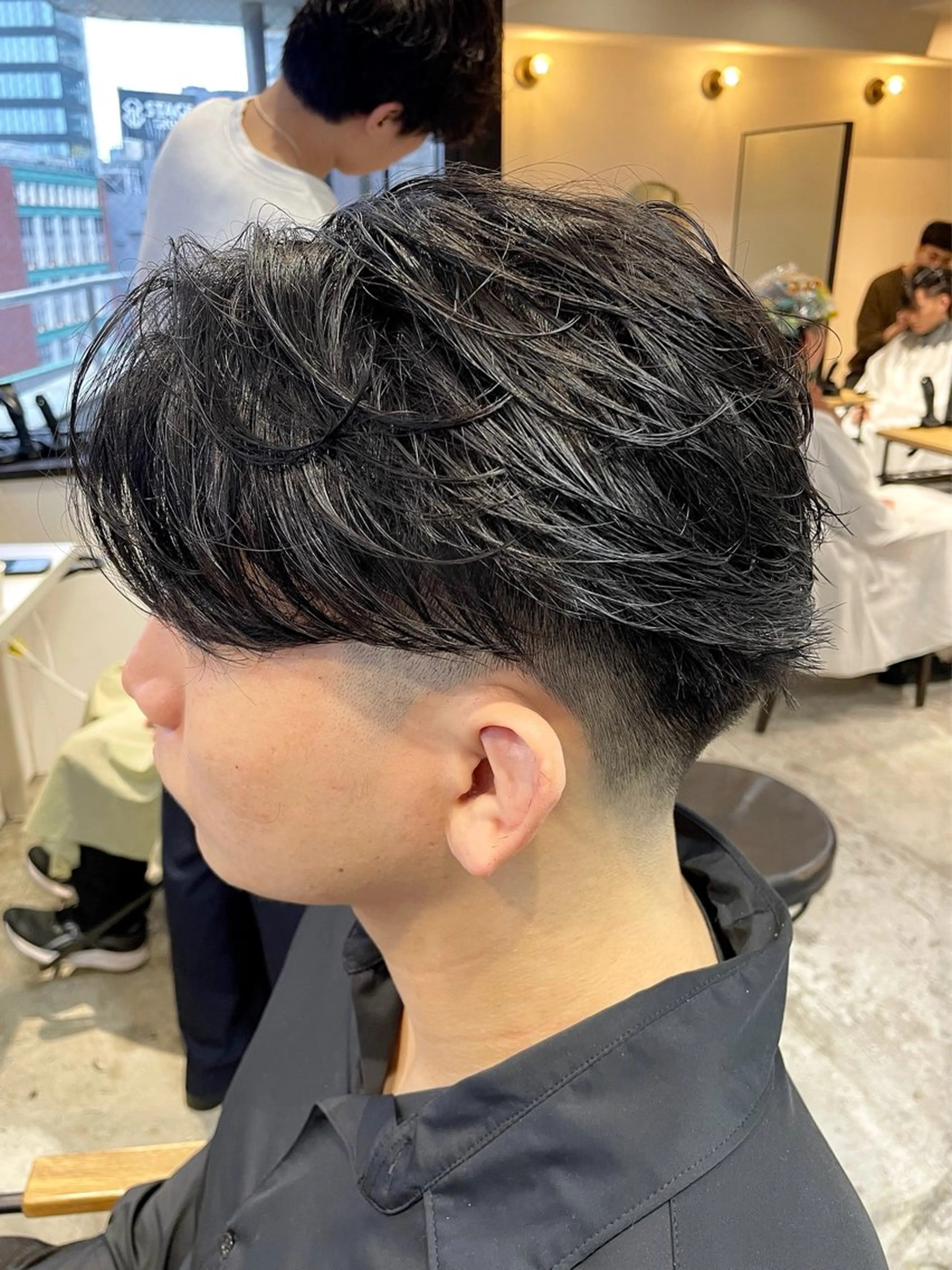 ショート メンズパーマ梅田 ・川副史晶のヘアスタイル