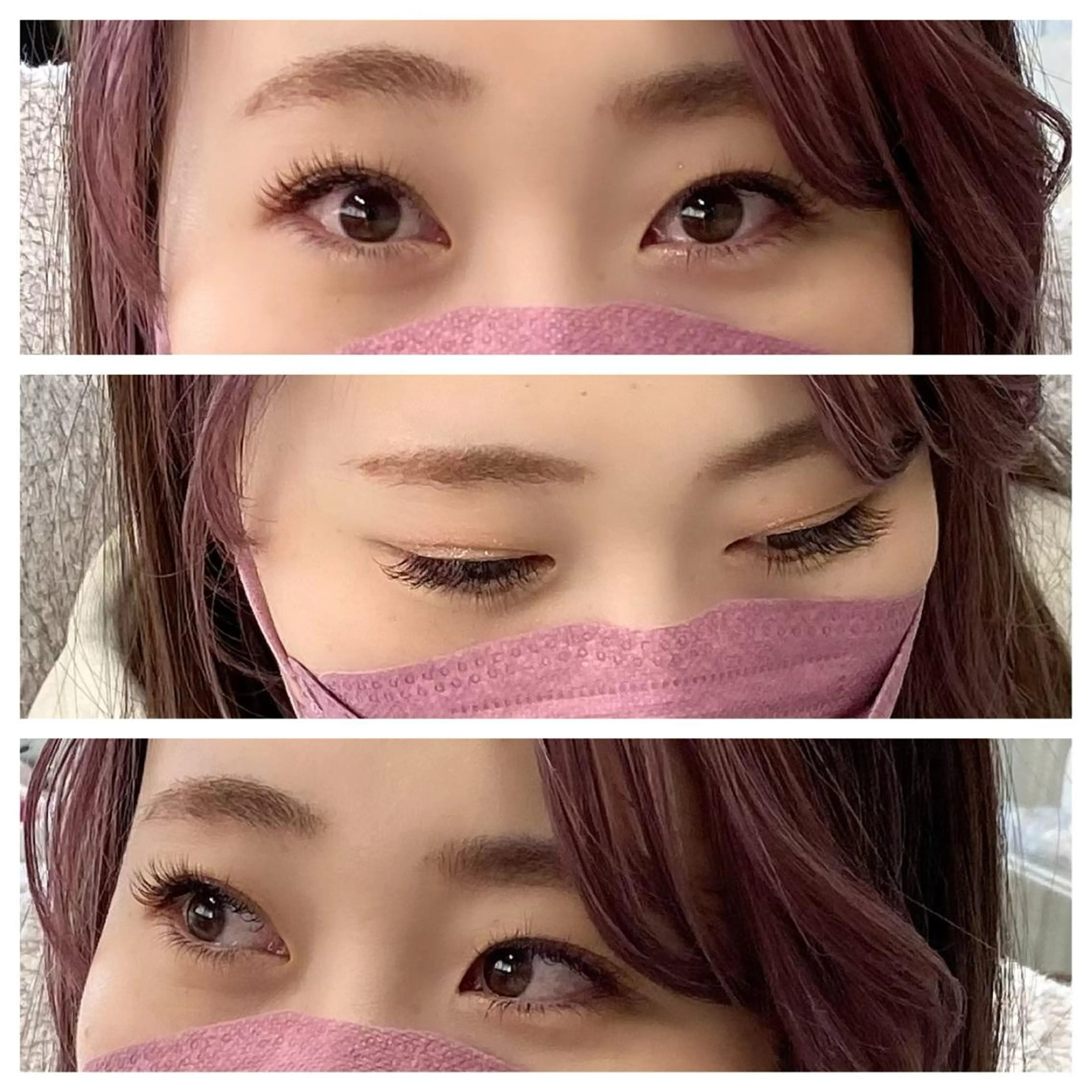 マツエク・マツパ 付け放題 Cカール カラーマツエク キュート フラットラッシュ ma-pa所属・ma-pa eye＆hairのマツエク・マツパデザイン