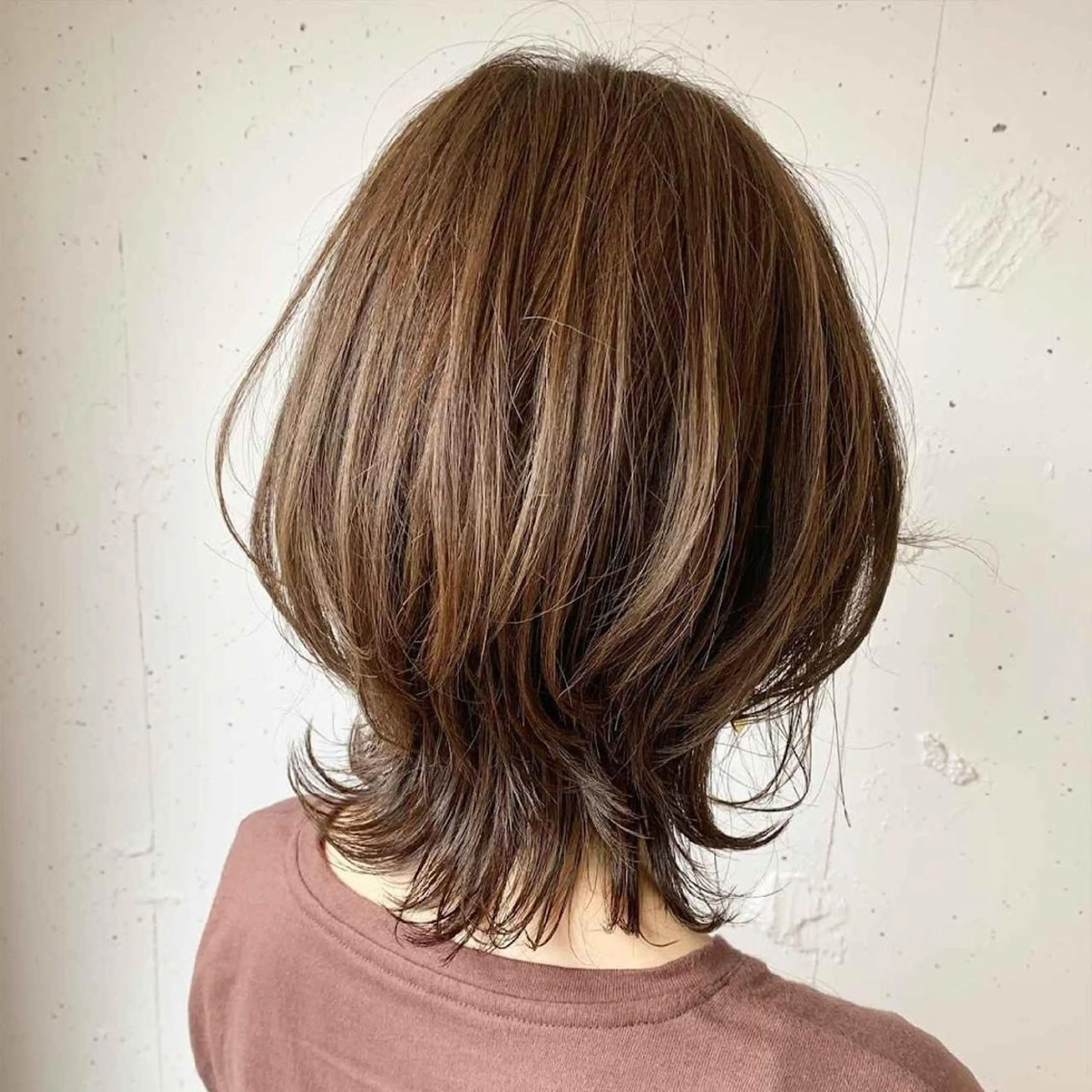 ✂️🌈カット+表面ハイライト(ブリーチではない)+カラー+ケアトリートメント+炭酸スパの写真