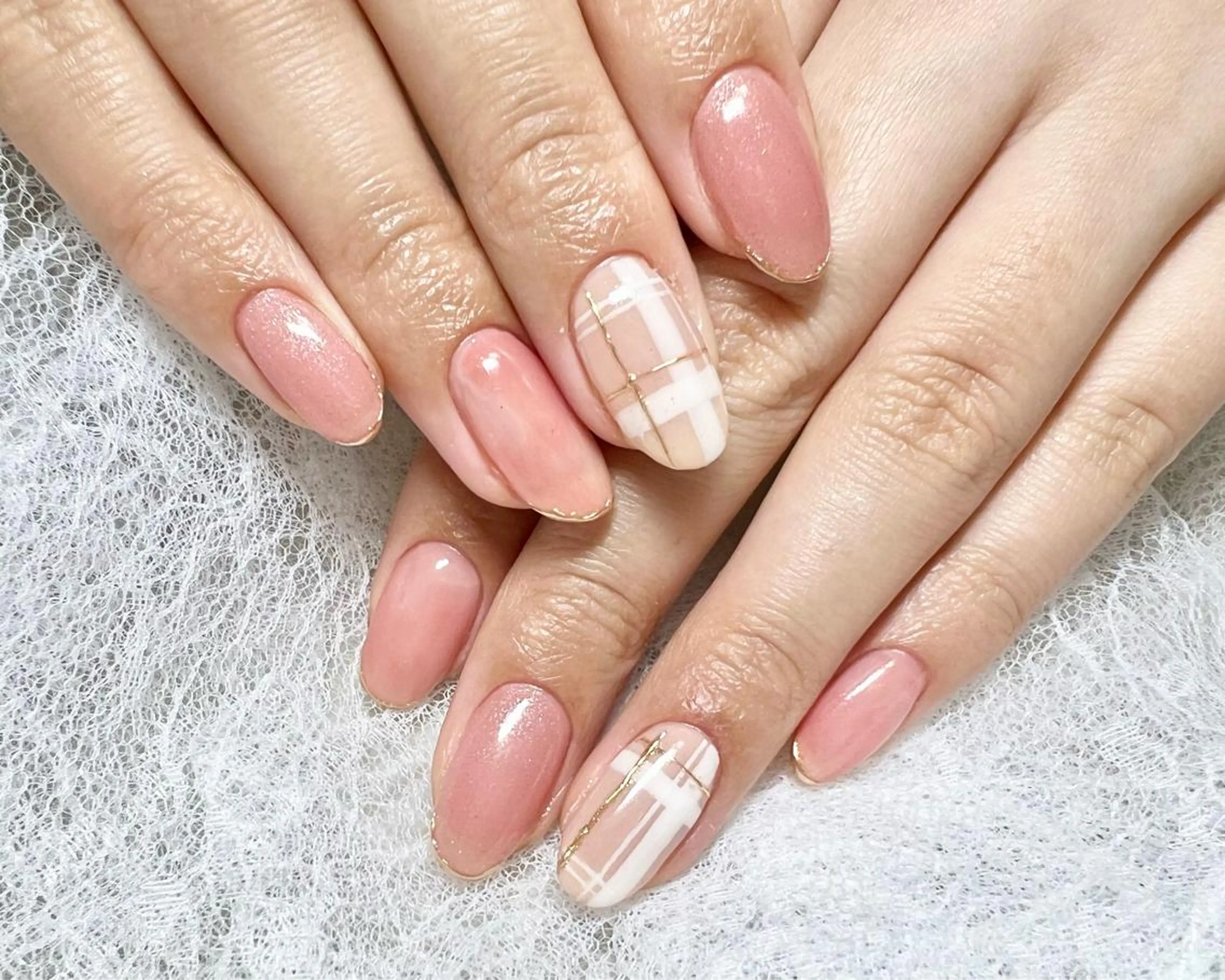 ワンカラー orラメグラデーション＋2art【オフあり】の写真