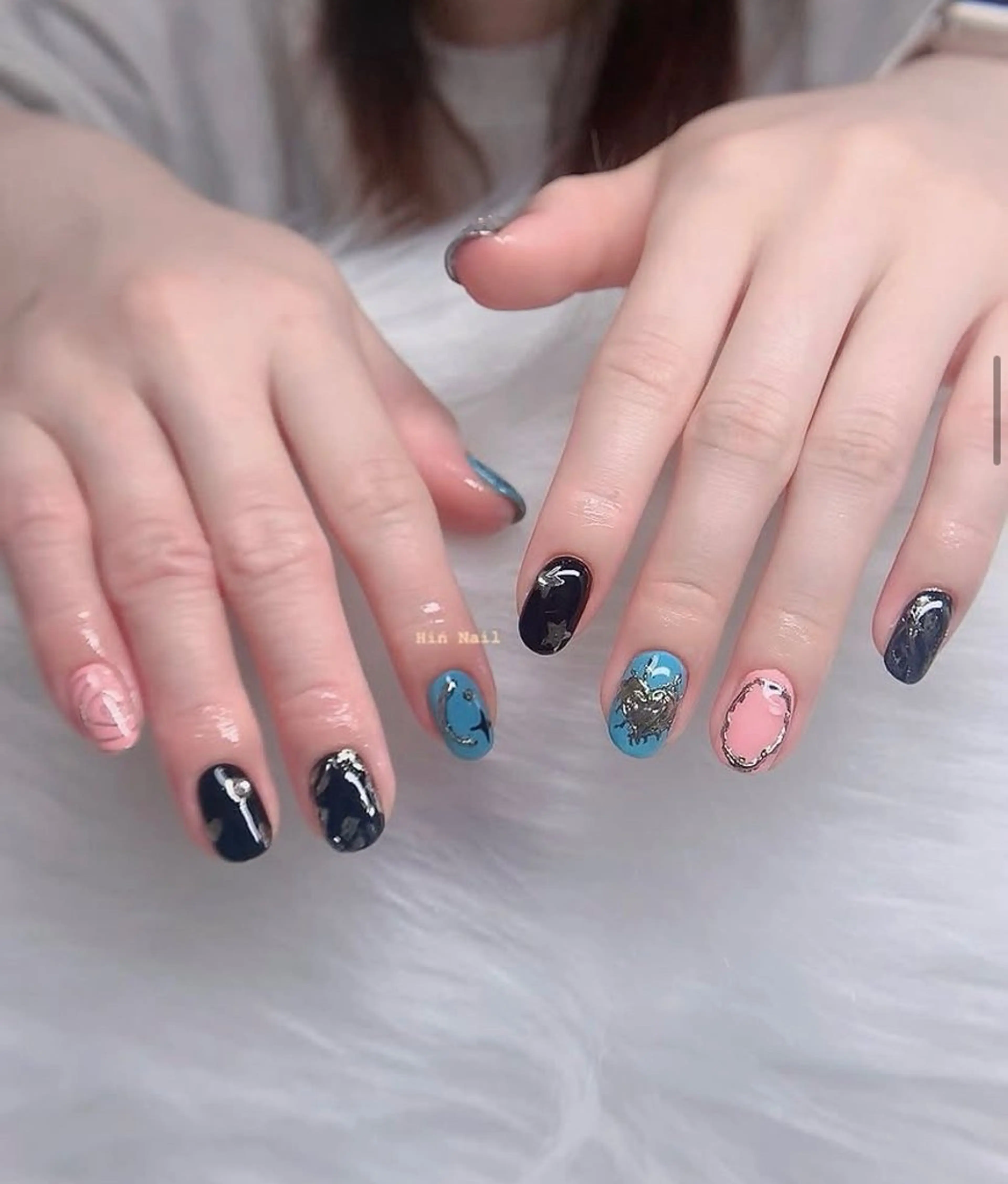 ネイル ハンドネイル Hin Nail Osaka所属・Hin Nailsのネイルデザイン