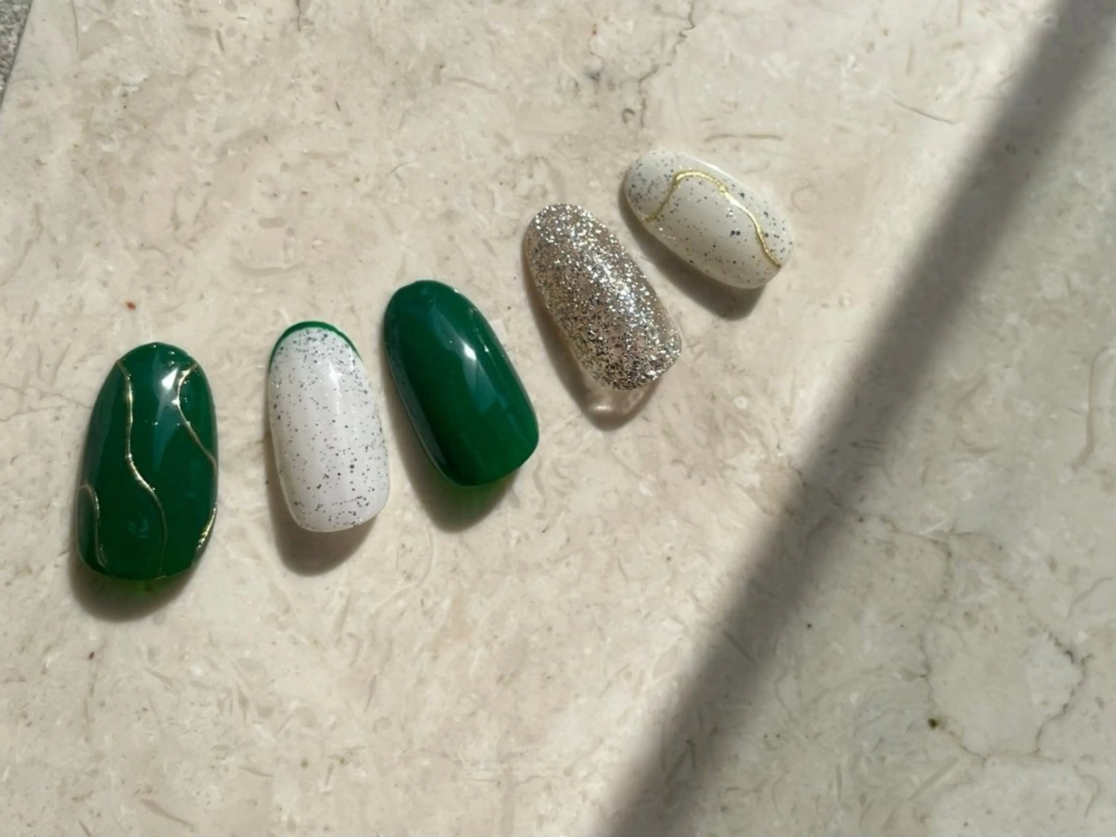 ネイル ⭐︎休業中の練習⭐︎ JNA認定講師髙橋のネイルデザイン