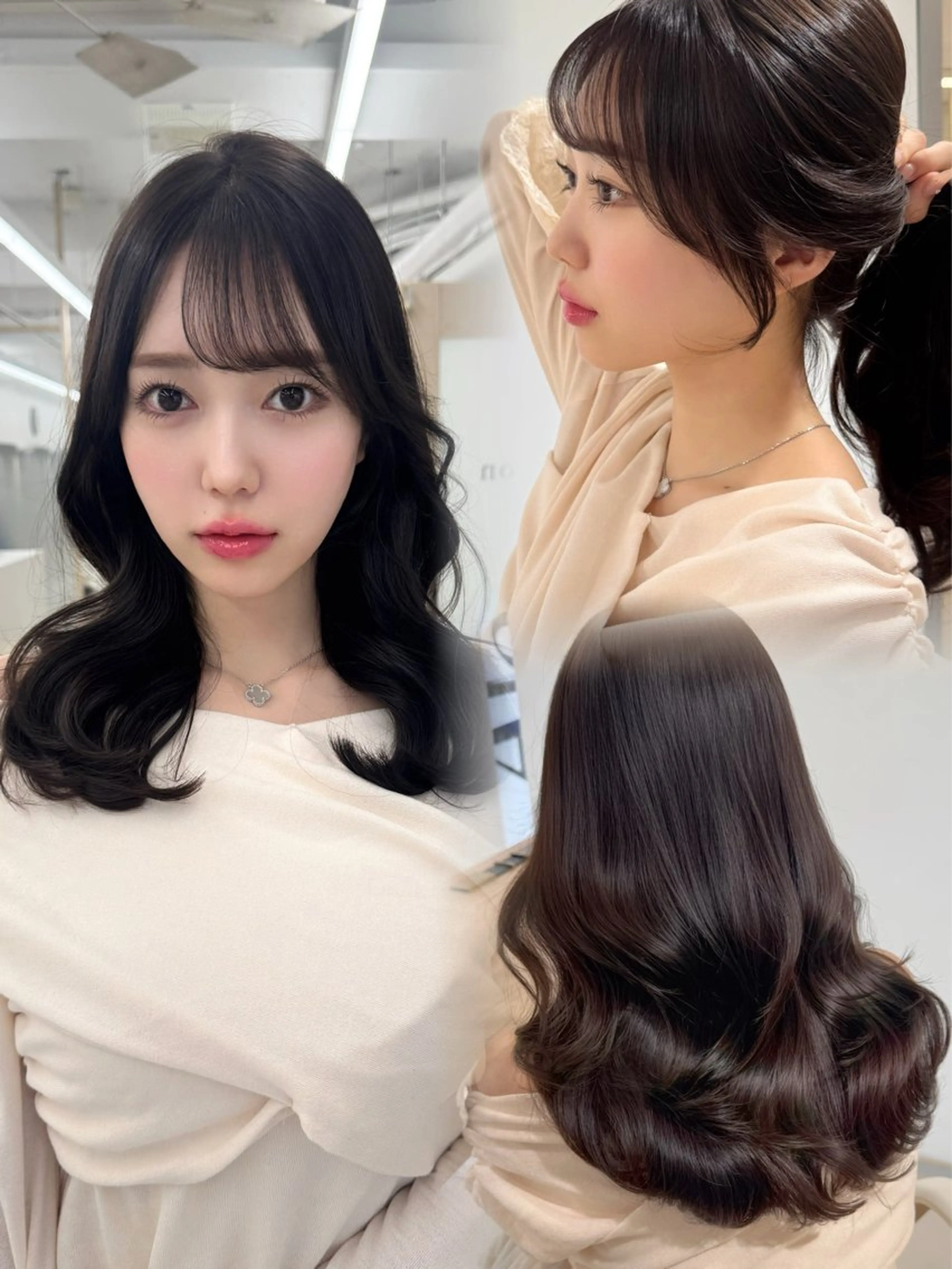 ミディアム レイヤー/韓国/ 顔周り/しんやのヘアスタイル