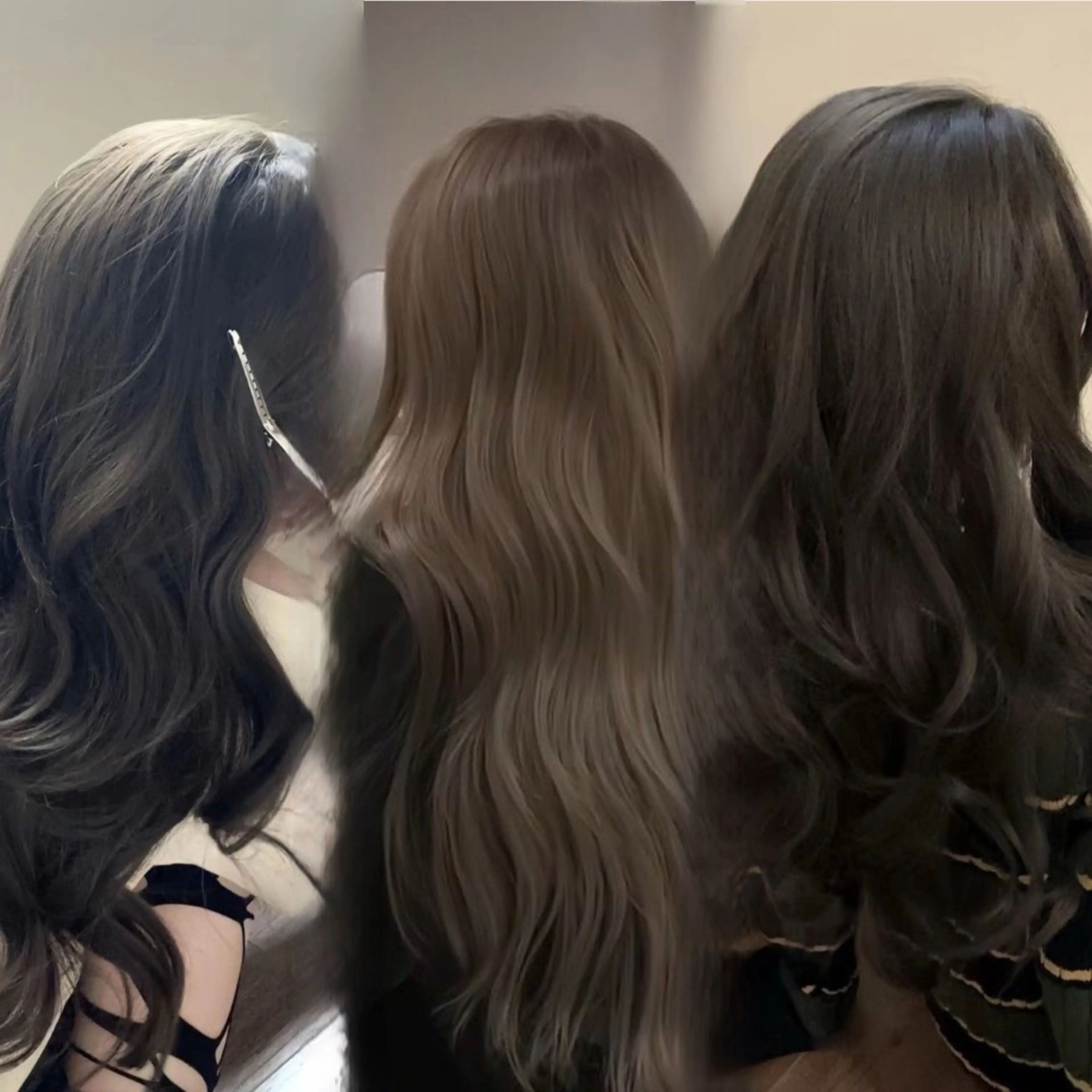 ロング カラー 💖大人韓国ヘア💖 韓国艶カラー【銀座】のヘアスタイル