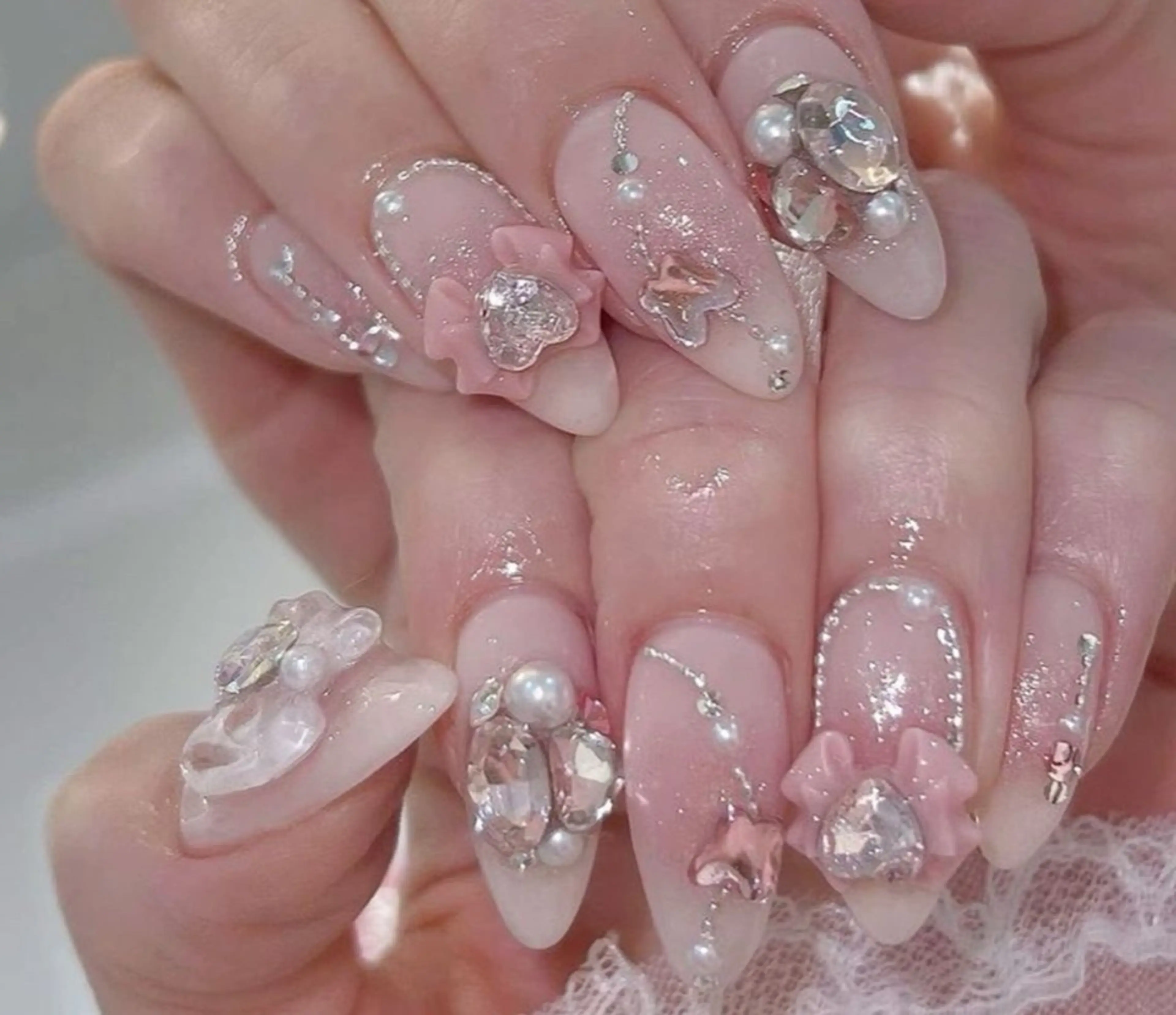 ネイル ジェルネイル 韓国ネイル シンプルネイル ワンホンネイル 「Honey NAIL新宿店」所属・Honey スカルプ専門店のネイルデザイン