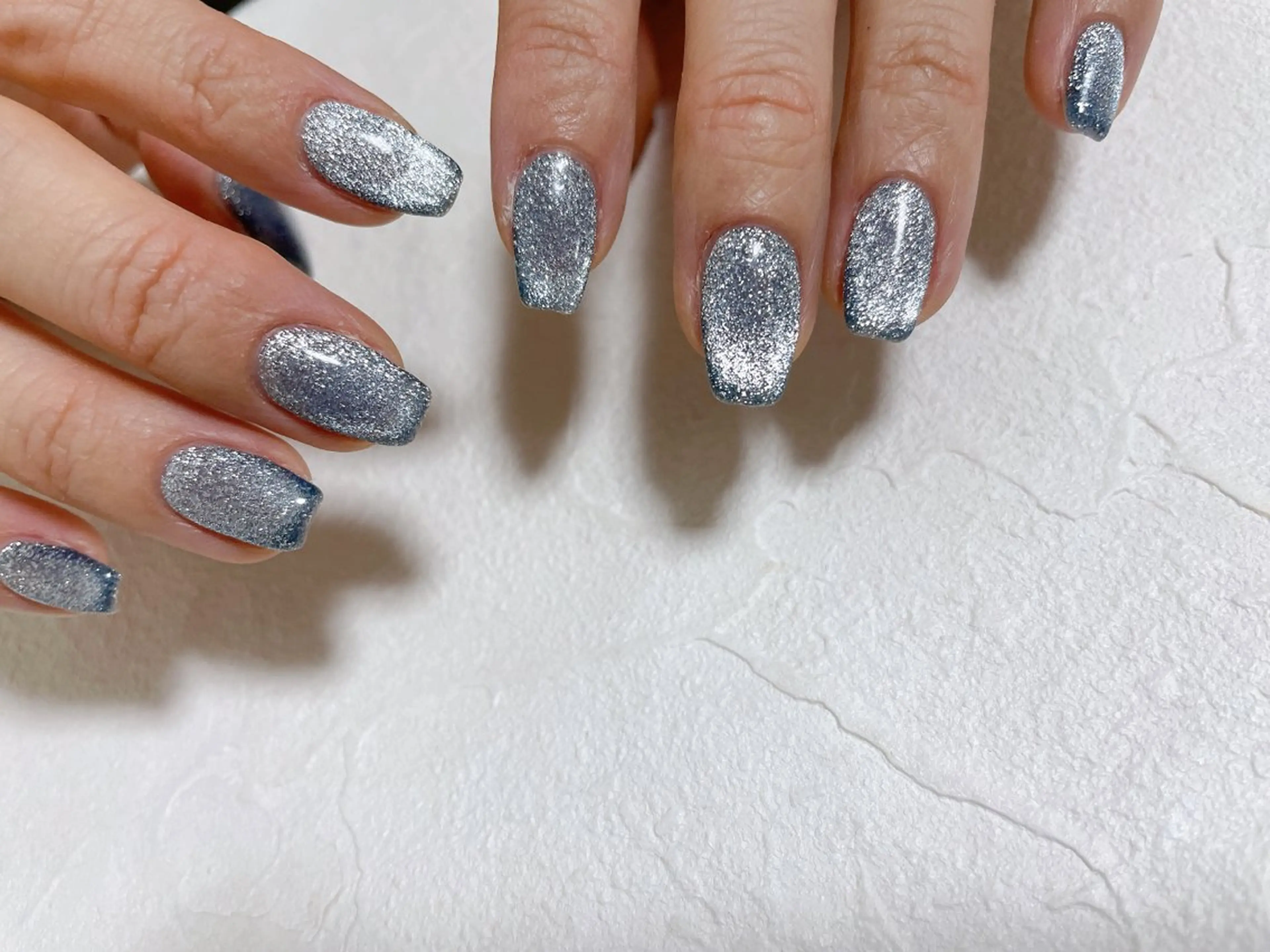 ネイル オーロラネイル フットネイル フレンチネイル ジェルネイル 韓国ネイル ハンドネイル Mogu nail 二子玉川のネイルデザイン