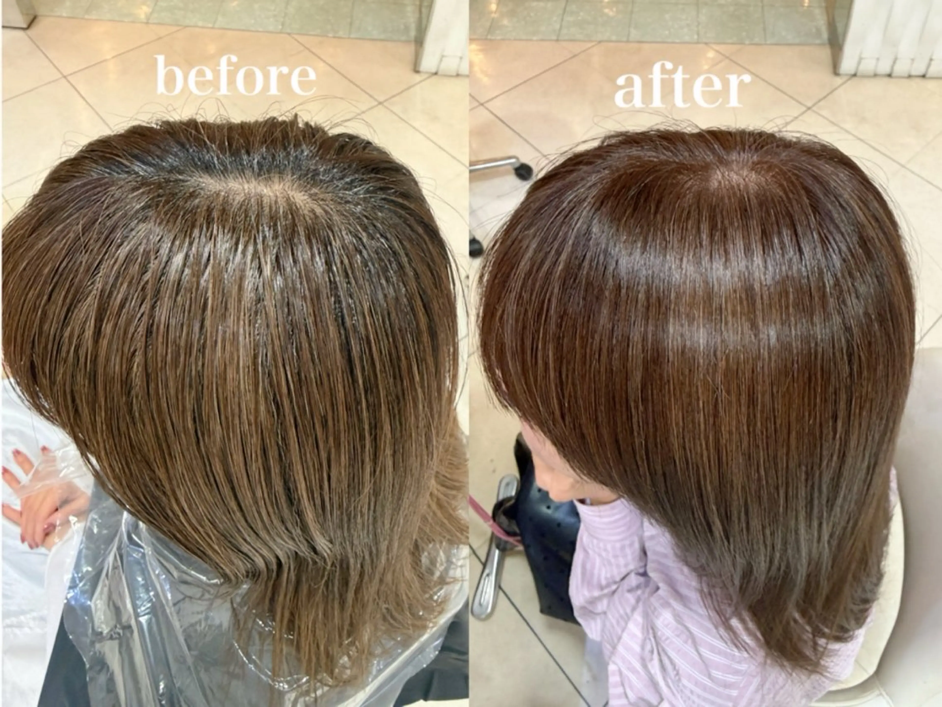 ミディアム ヘアカラー トリートメント ヘッドスパ イーストハムネオ高木 亮人🌿のヘアスタイル