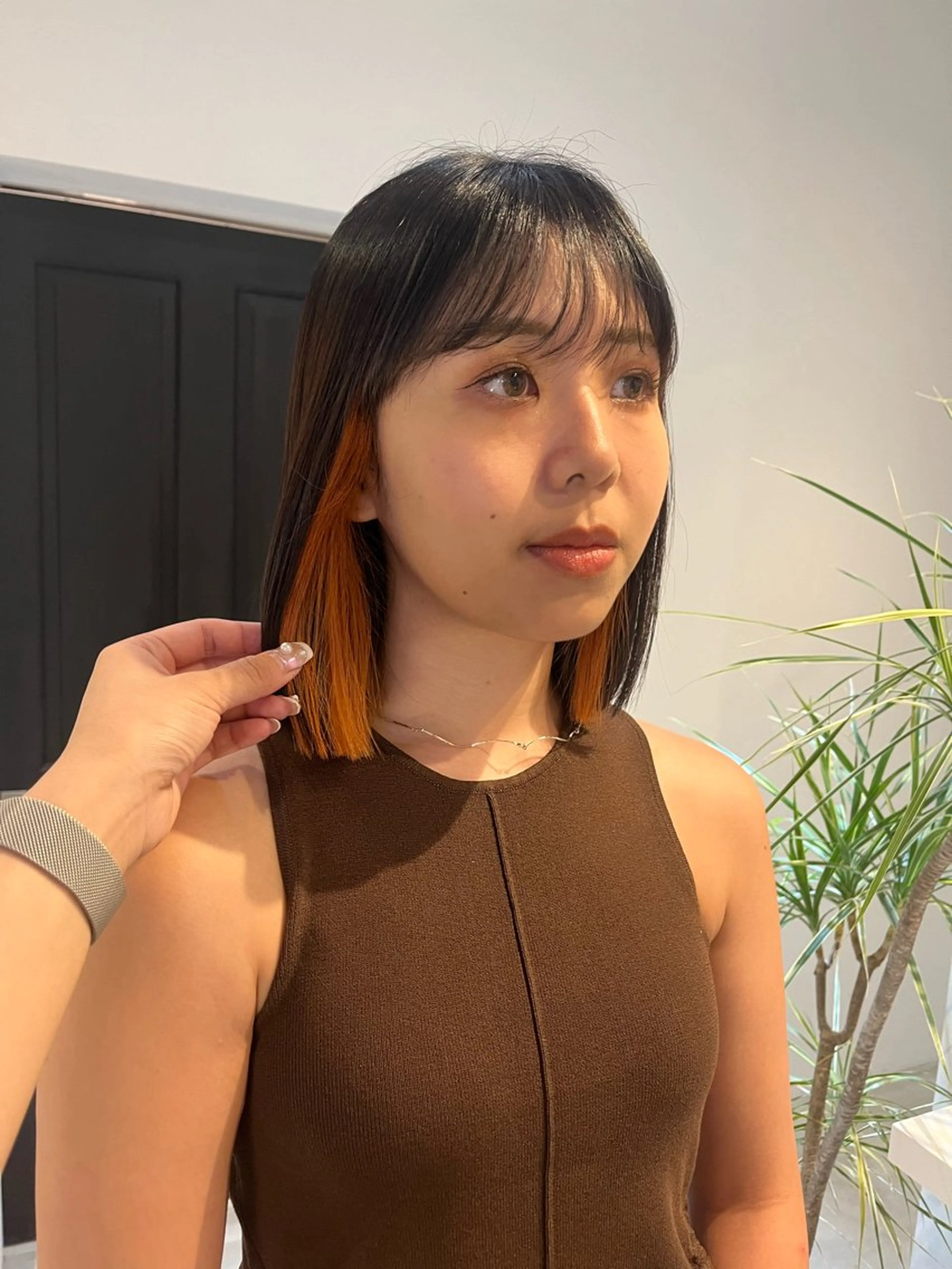 ショート ALLYS 渋谷店所属・最高級の艶のある カラーmei🎨のヘアスタイル