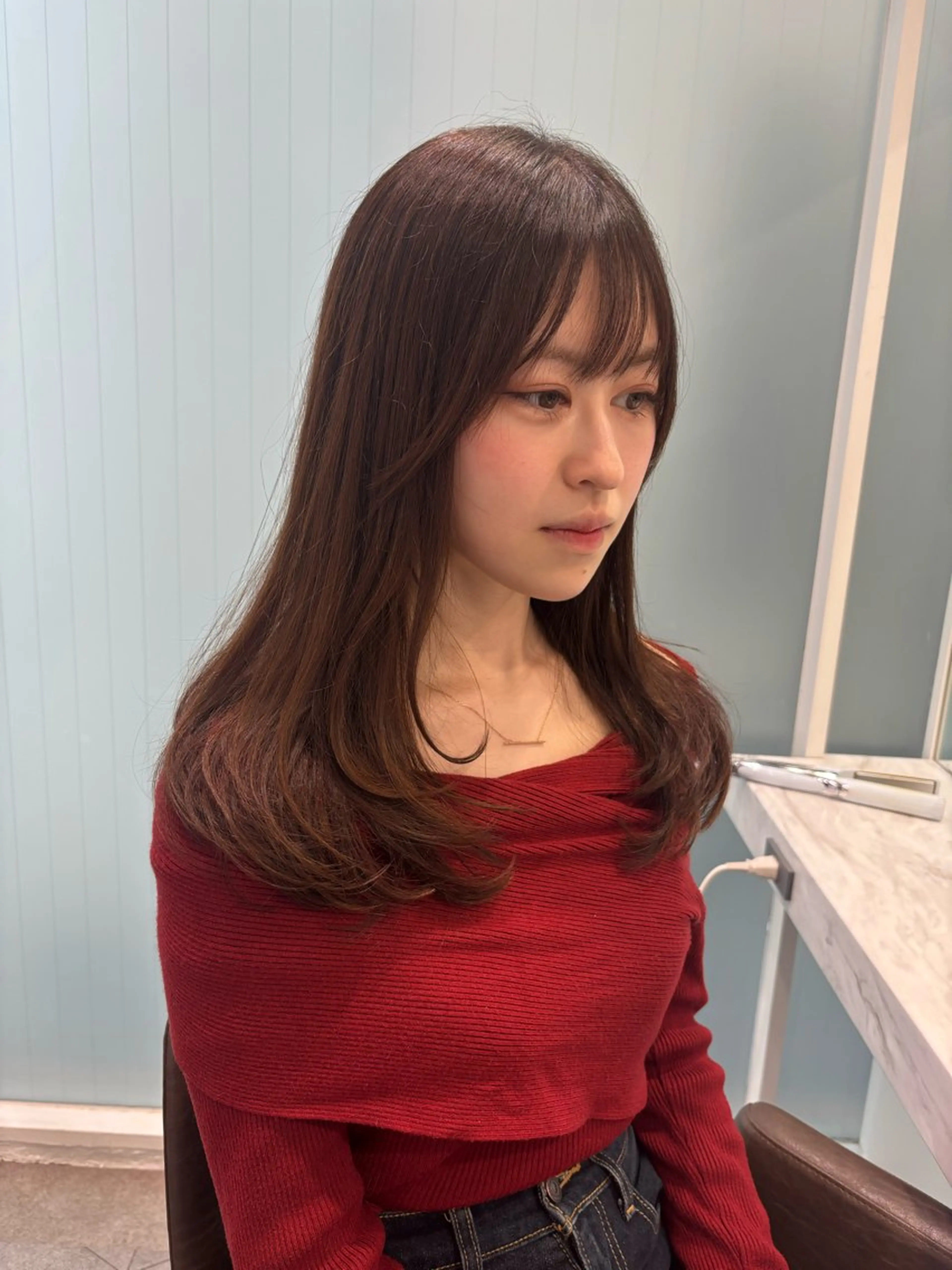 セミロング 🫧似合わせカット /表参道🫧yukiのヘアスタイル