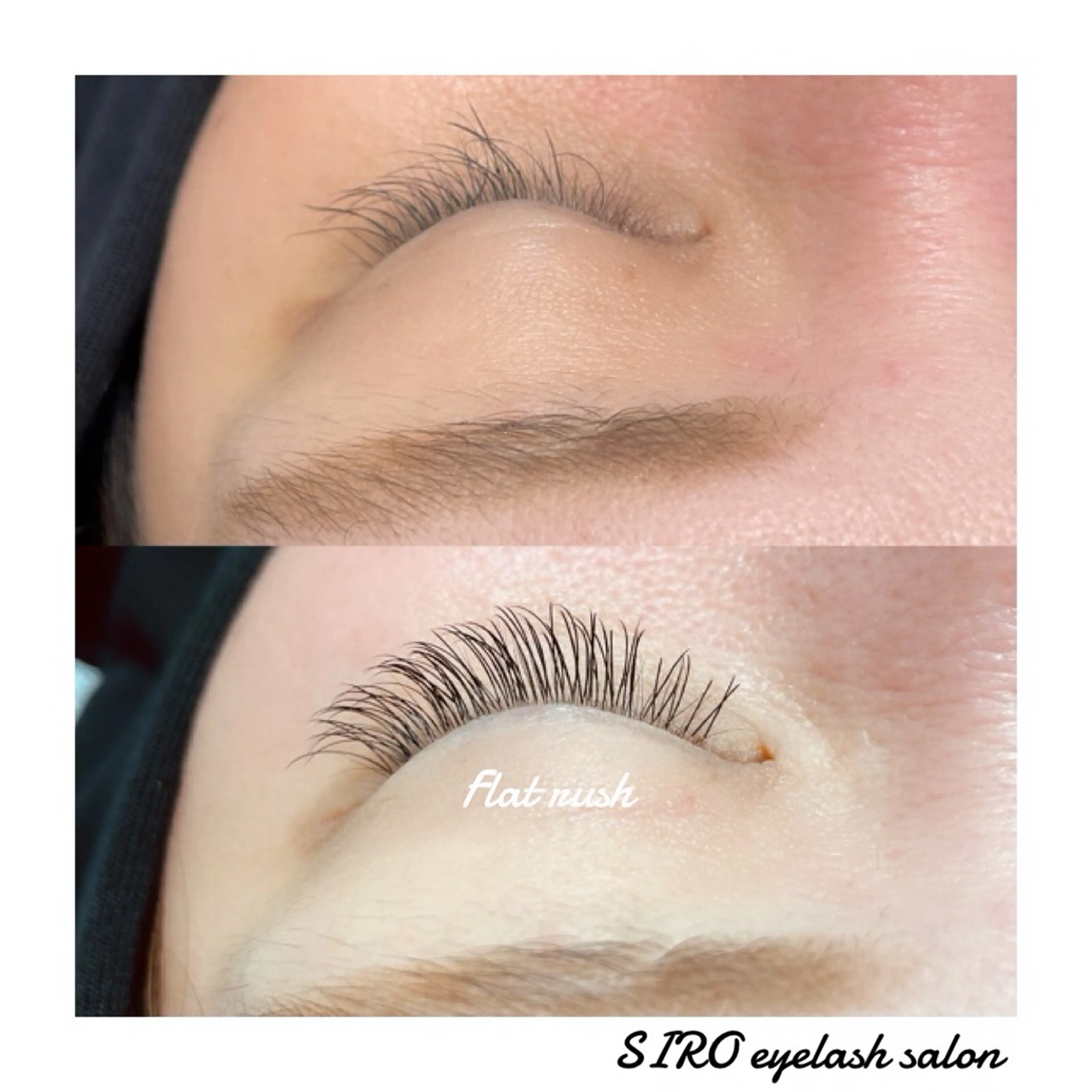 マツエク・マツパ フラットラッシュ SIRO🦋/ 尾立桜子のマツエク・マツパデザイン