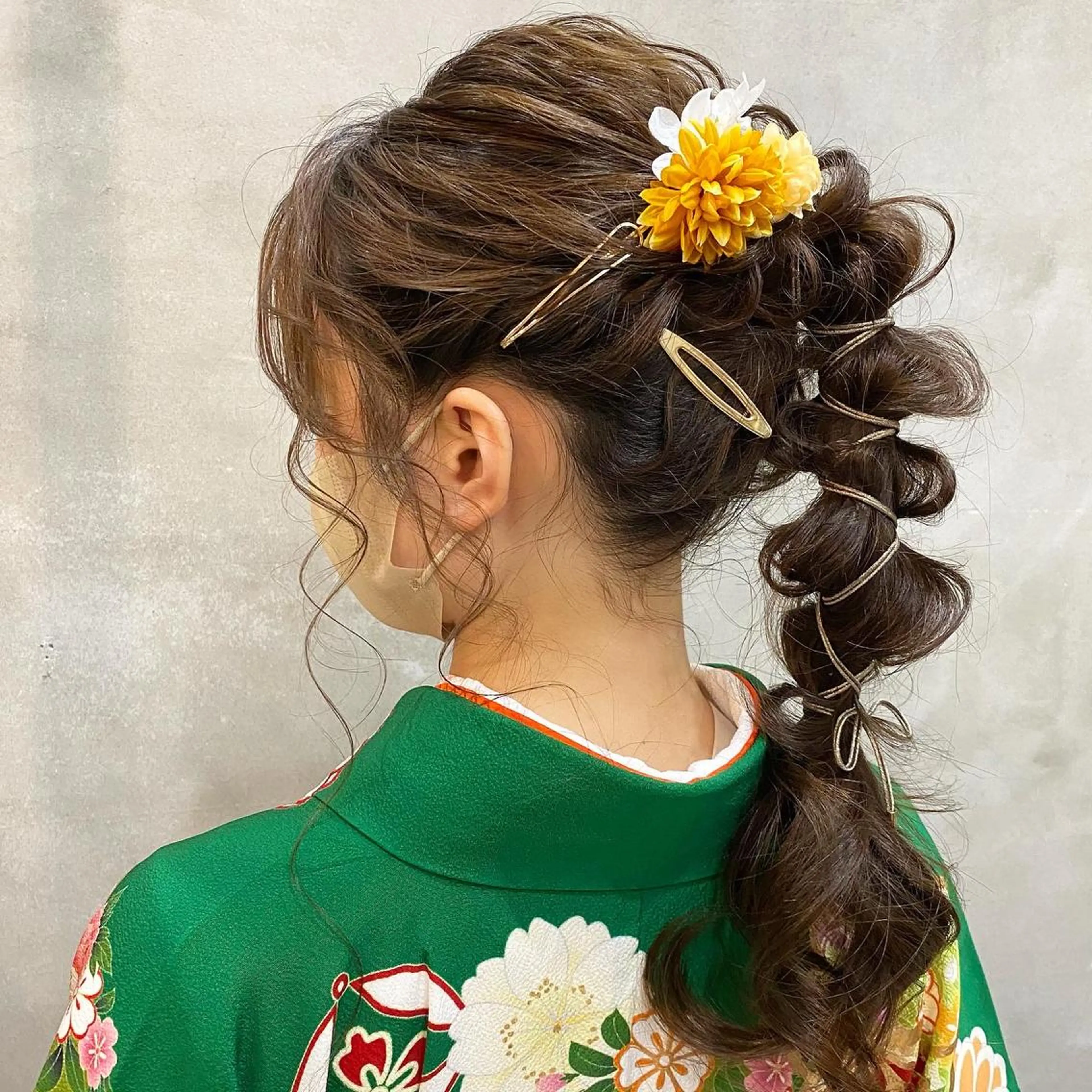 ロング まつパ・ヘアセット ♡Chinami♡のマツエク・マツパデザイン