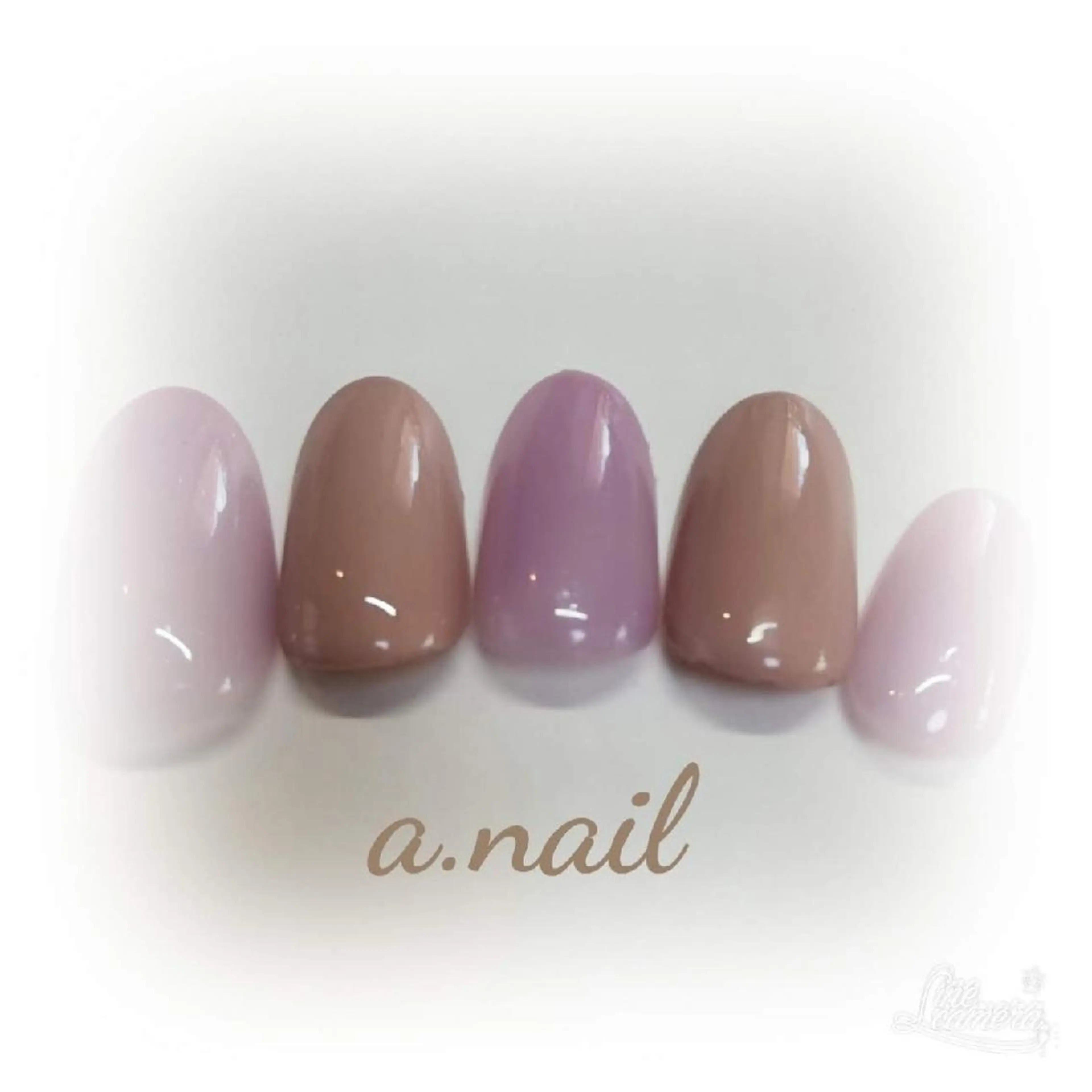 ネイル グラデーション ラメ(グリッター) ワンカラーネイル シンプルネイル ネイルサロン エーネイルのネイルデザイン