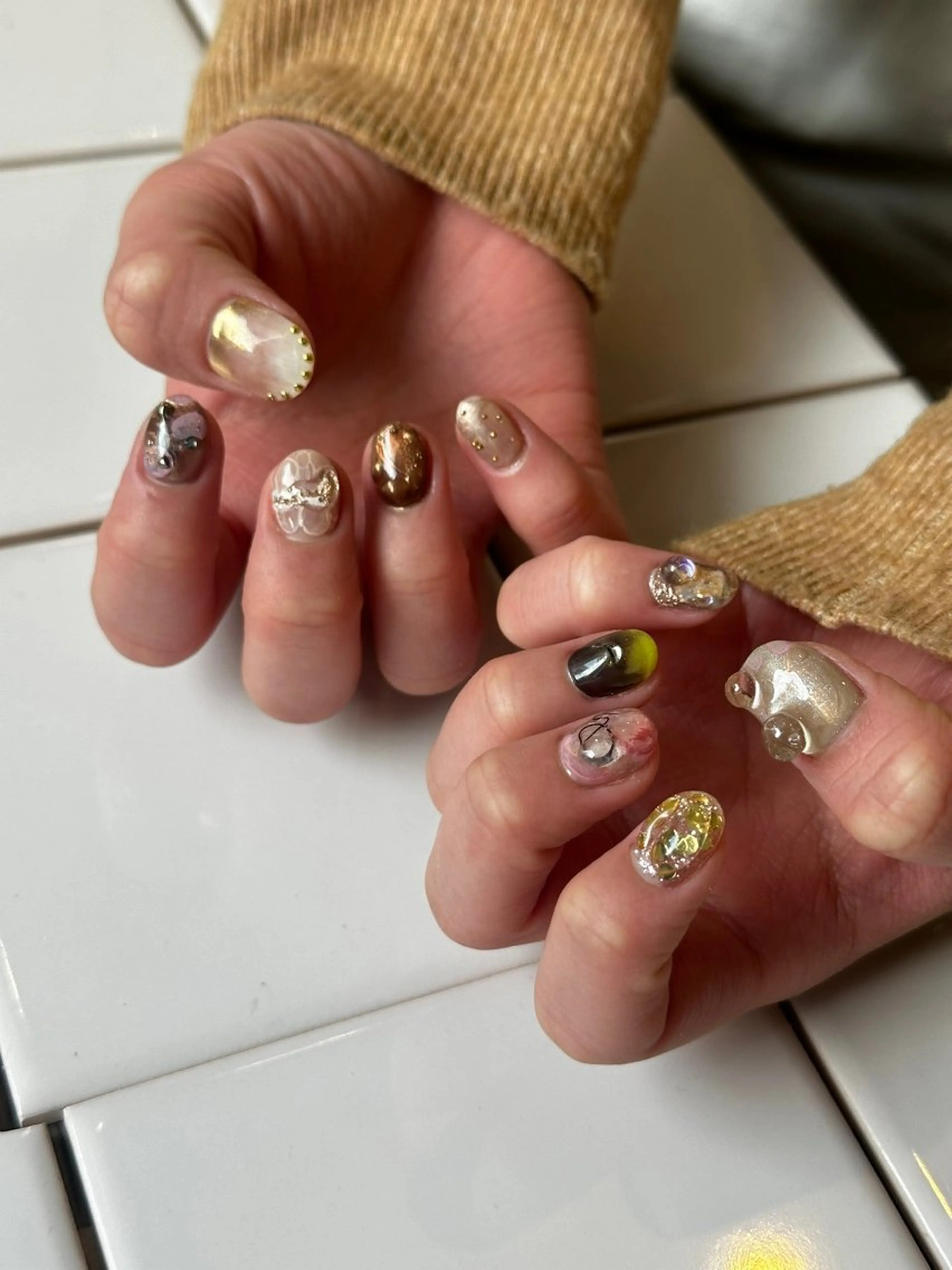 ネイル ニュアンスネイル ハンドネイル Natsuko 🐥のネイルデザイン