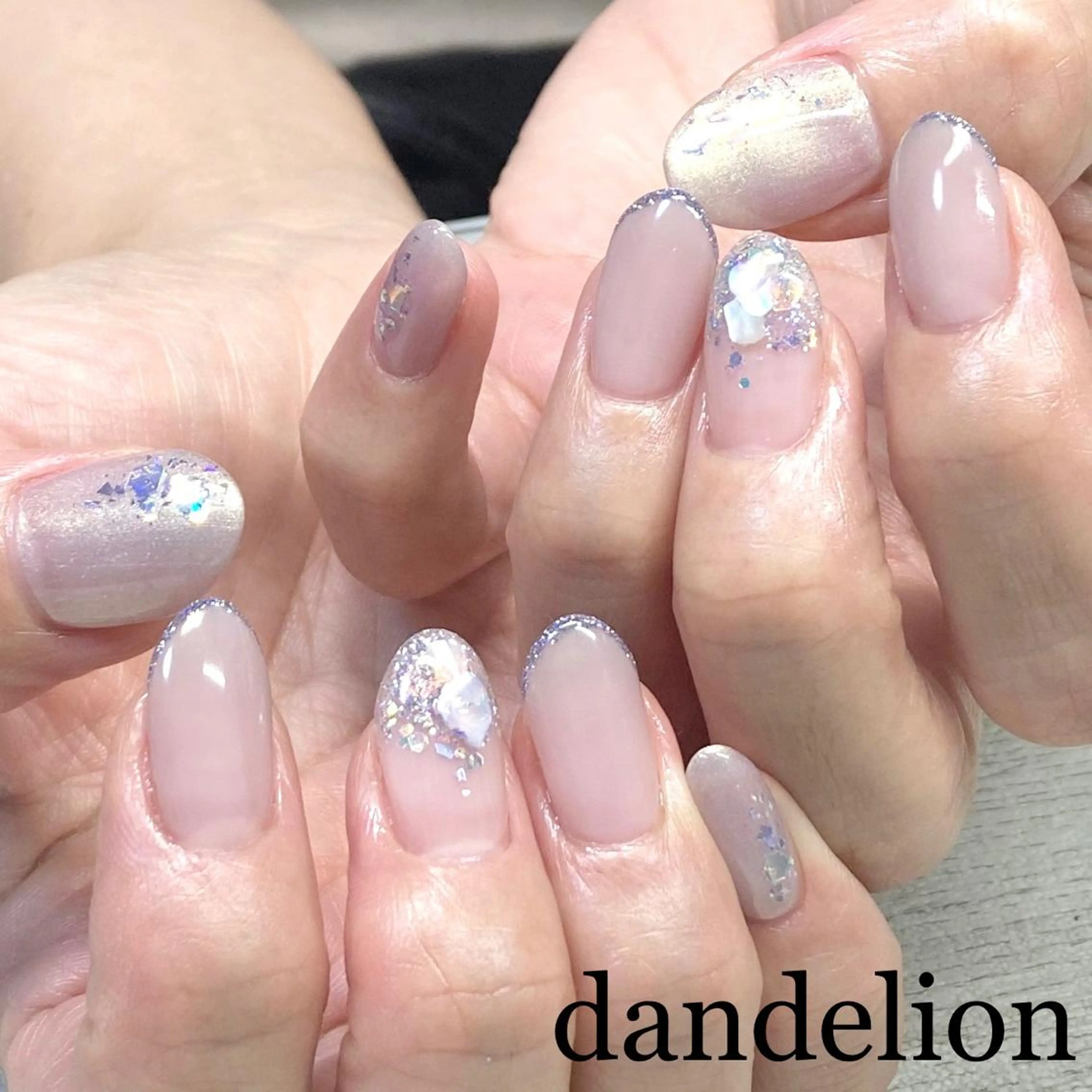 ネイル ハンドネイル ハンドケア dandelion ダンデライオンのネイルデザイン