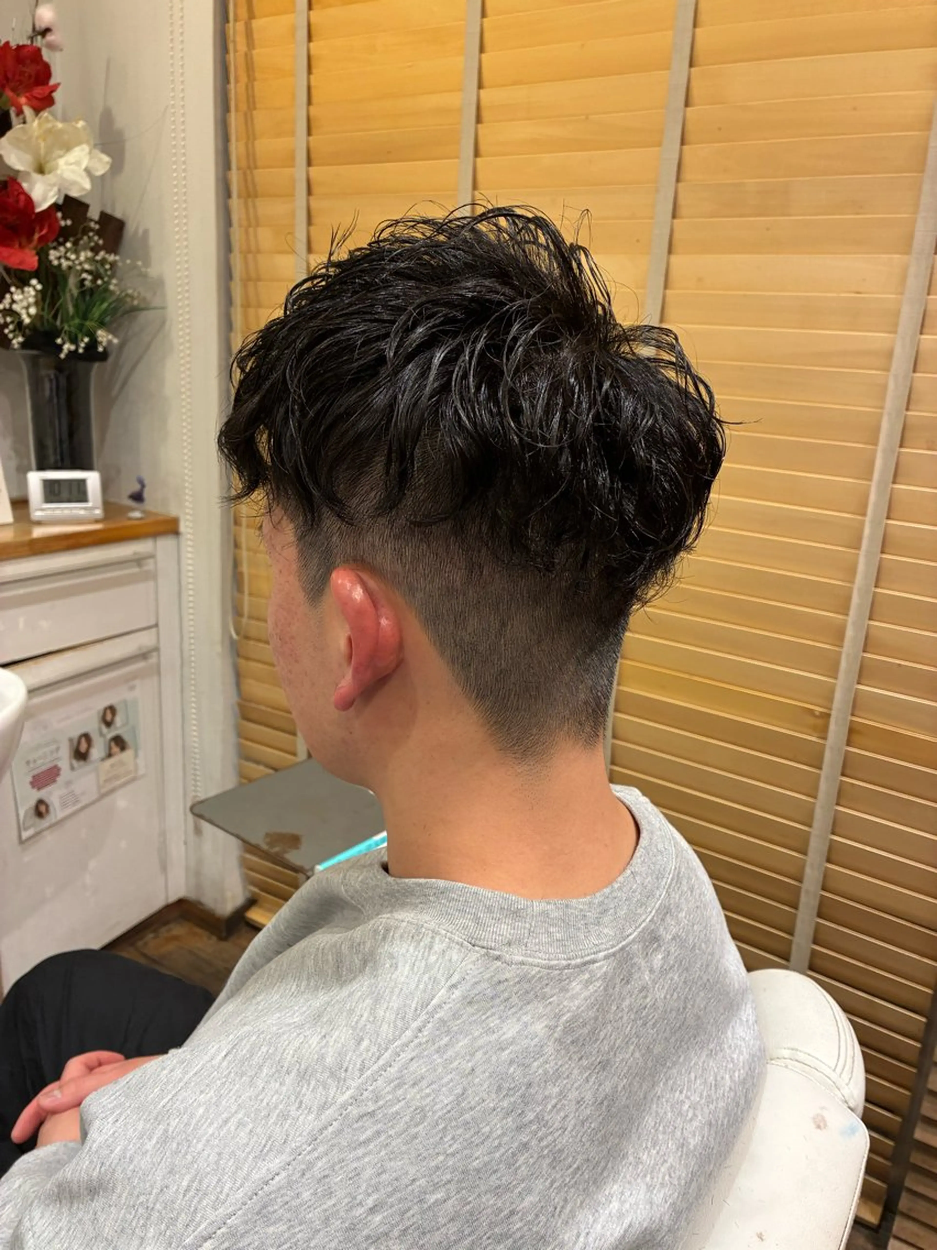 パーマ カット パーマ 友永 風歌のヘアスタイル