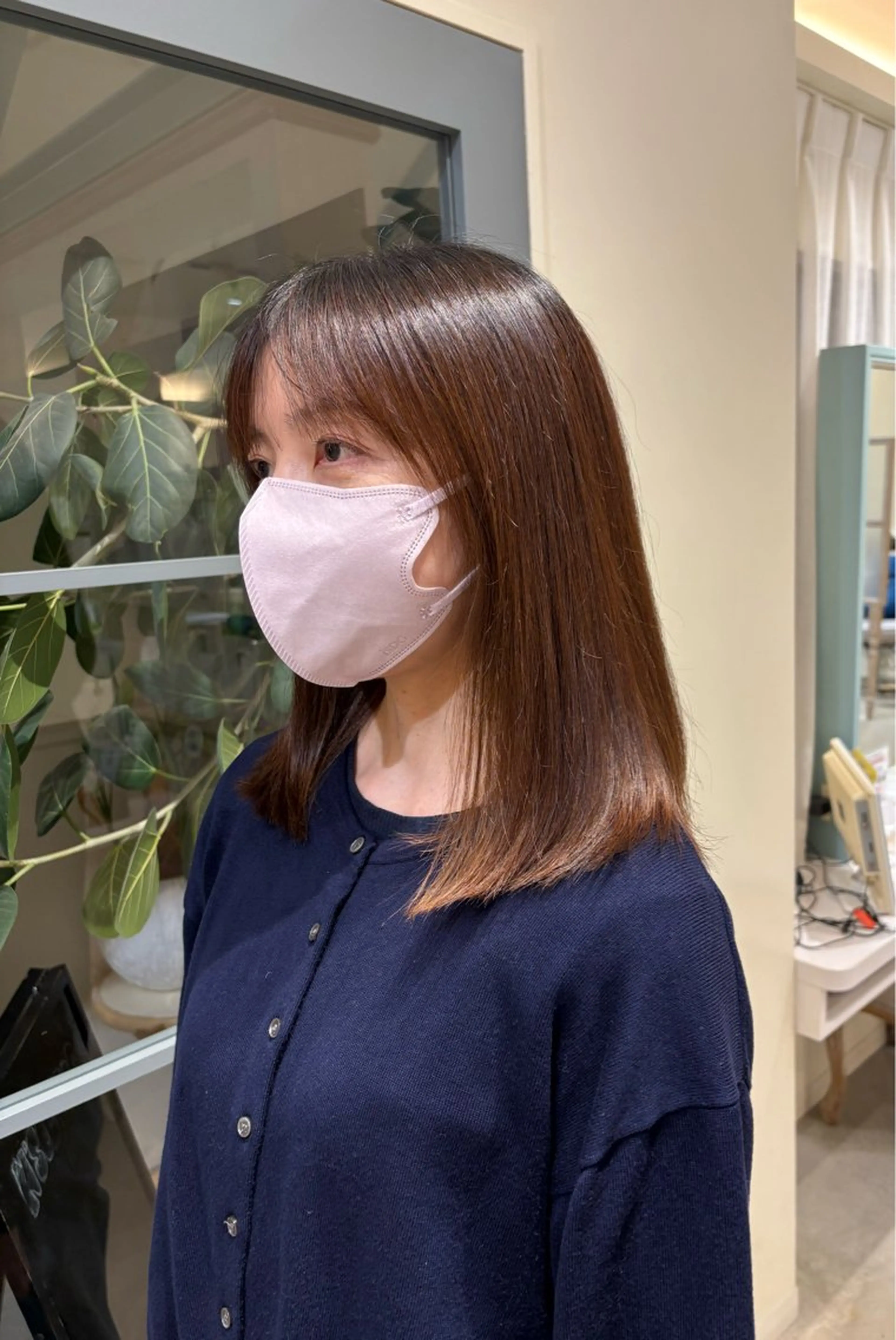 セミロング 加藤 風花のヘアスタイル