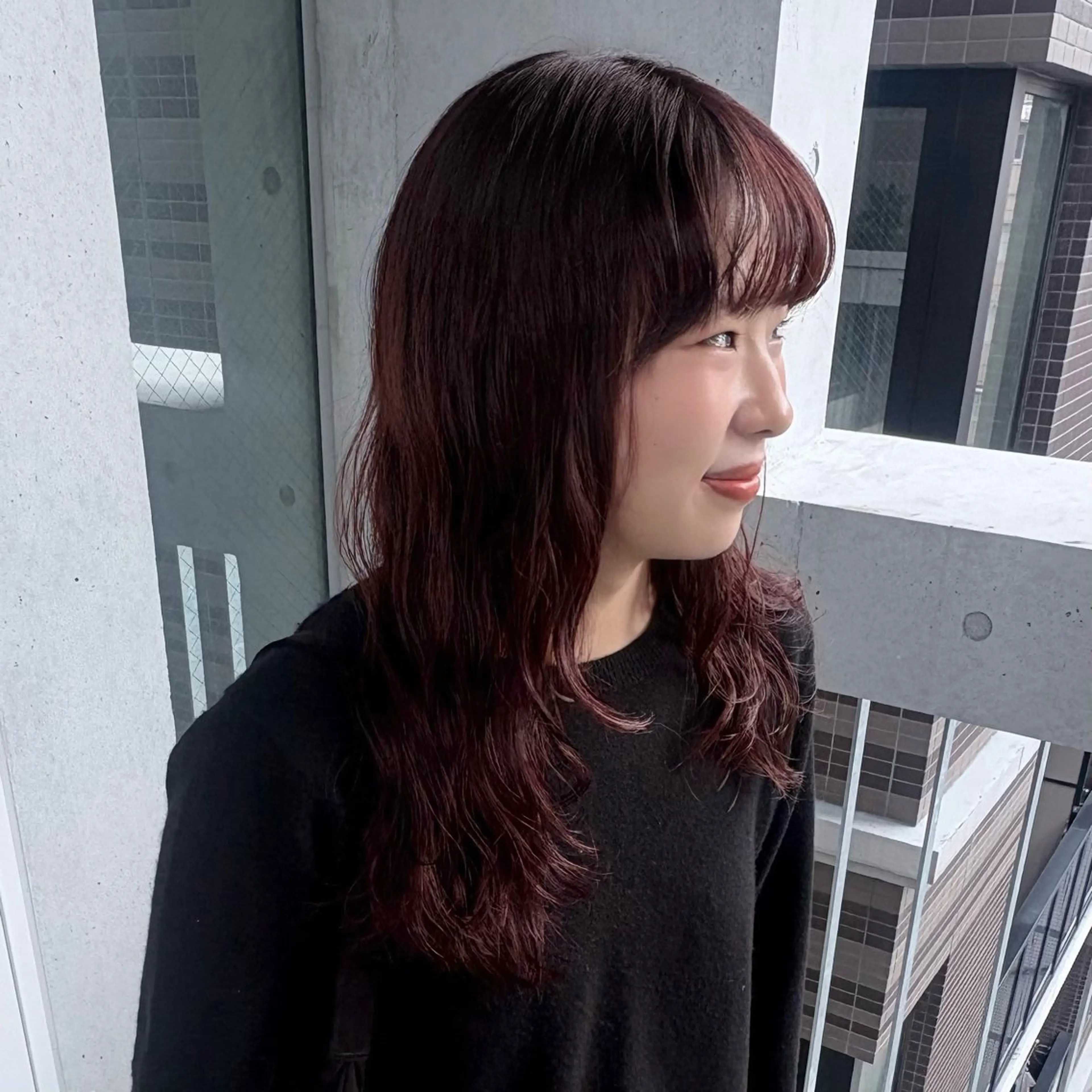 ロング ヘアカラー siki yuikaのヘアスタイル
