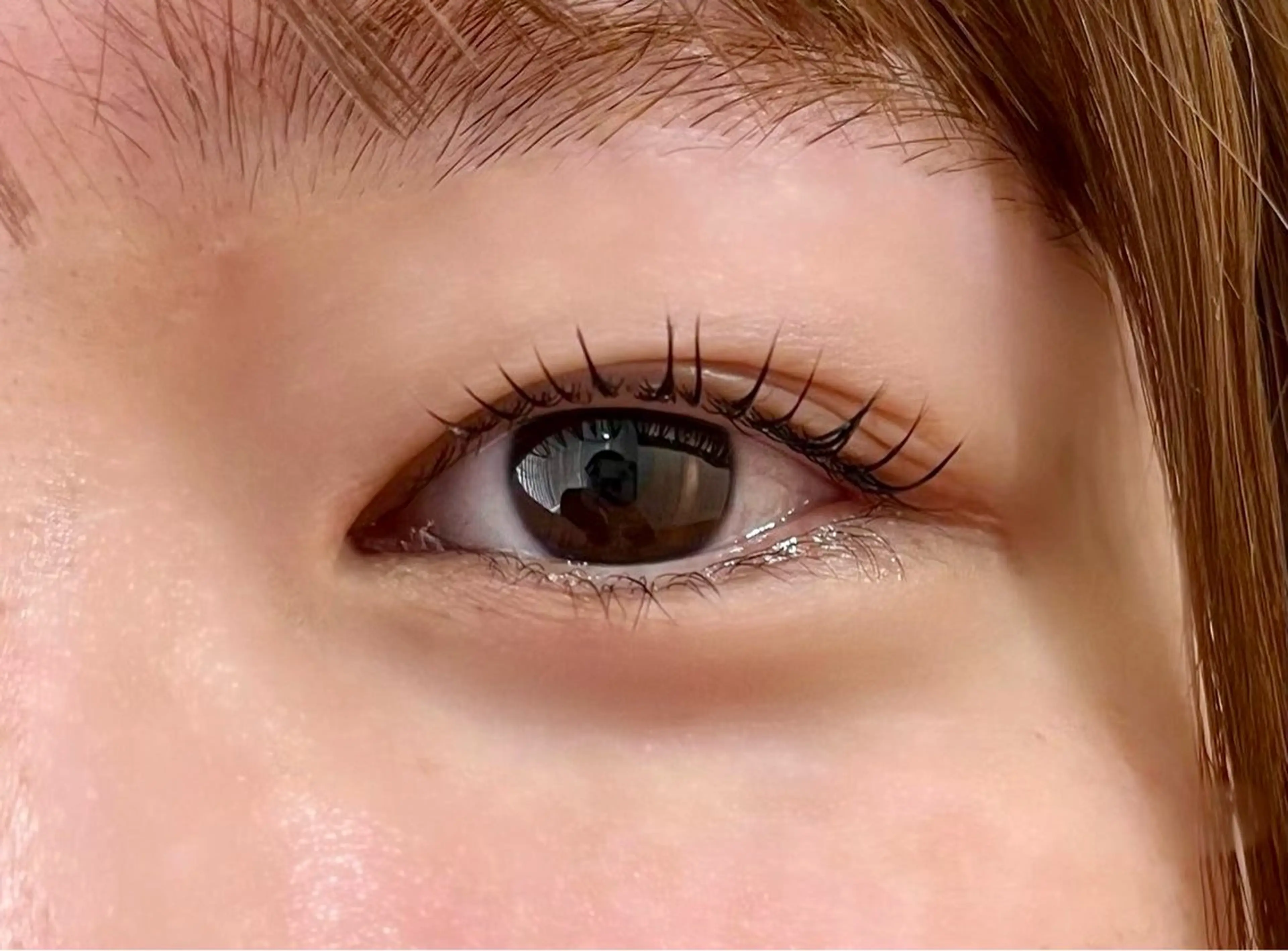 マツエク・マツパ マツパ 暖色カラー❤️横浜 エクステらん🦖のヘアスタイル